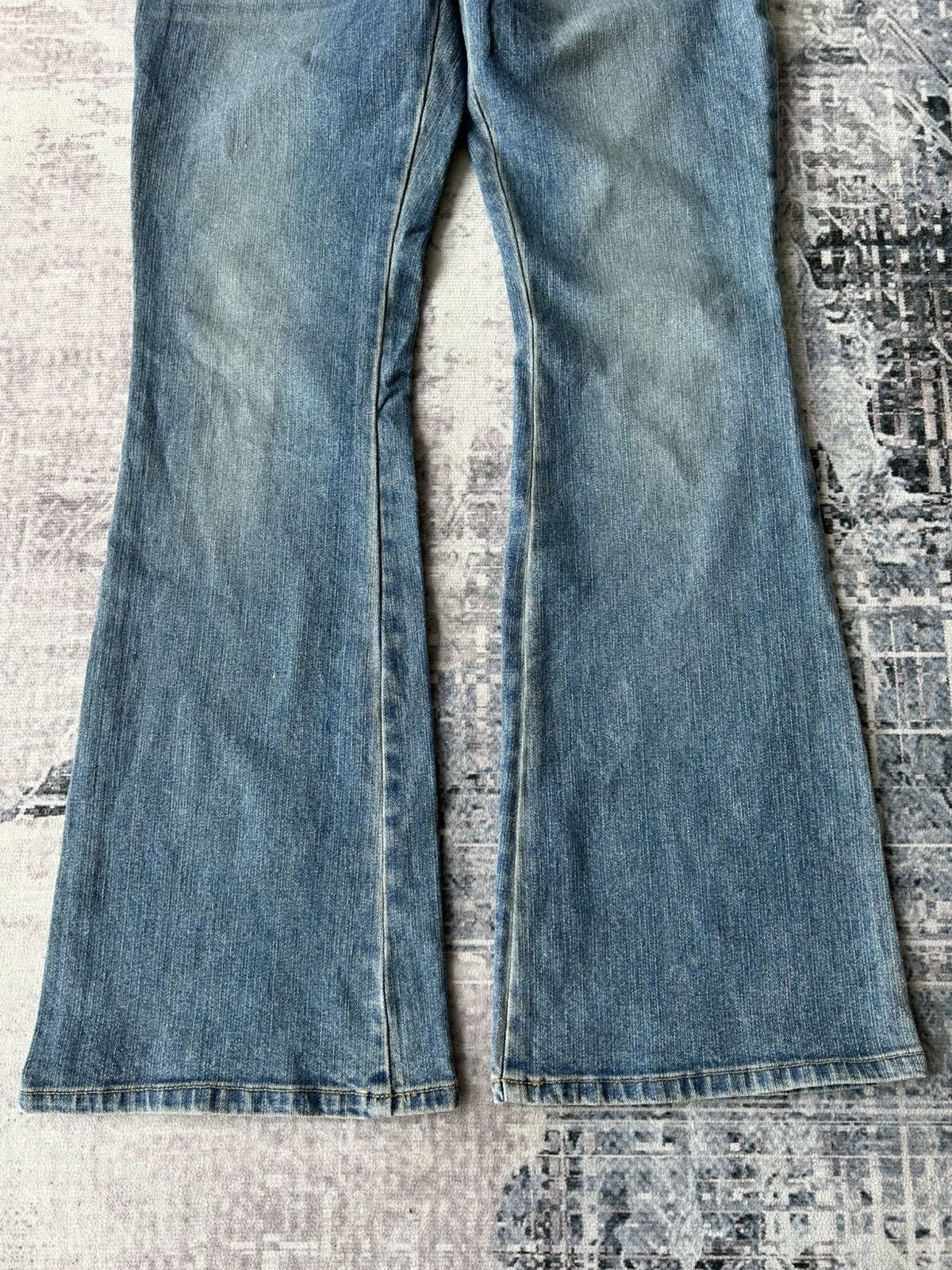 If Six Was Nine Y2k Flared Diamond Jeans Size US 30 / EU 46 - 7 Thumbnail