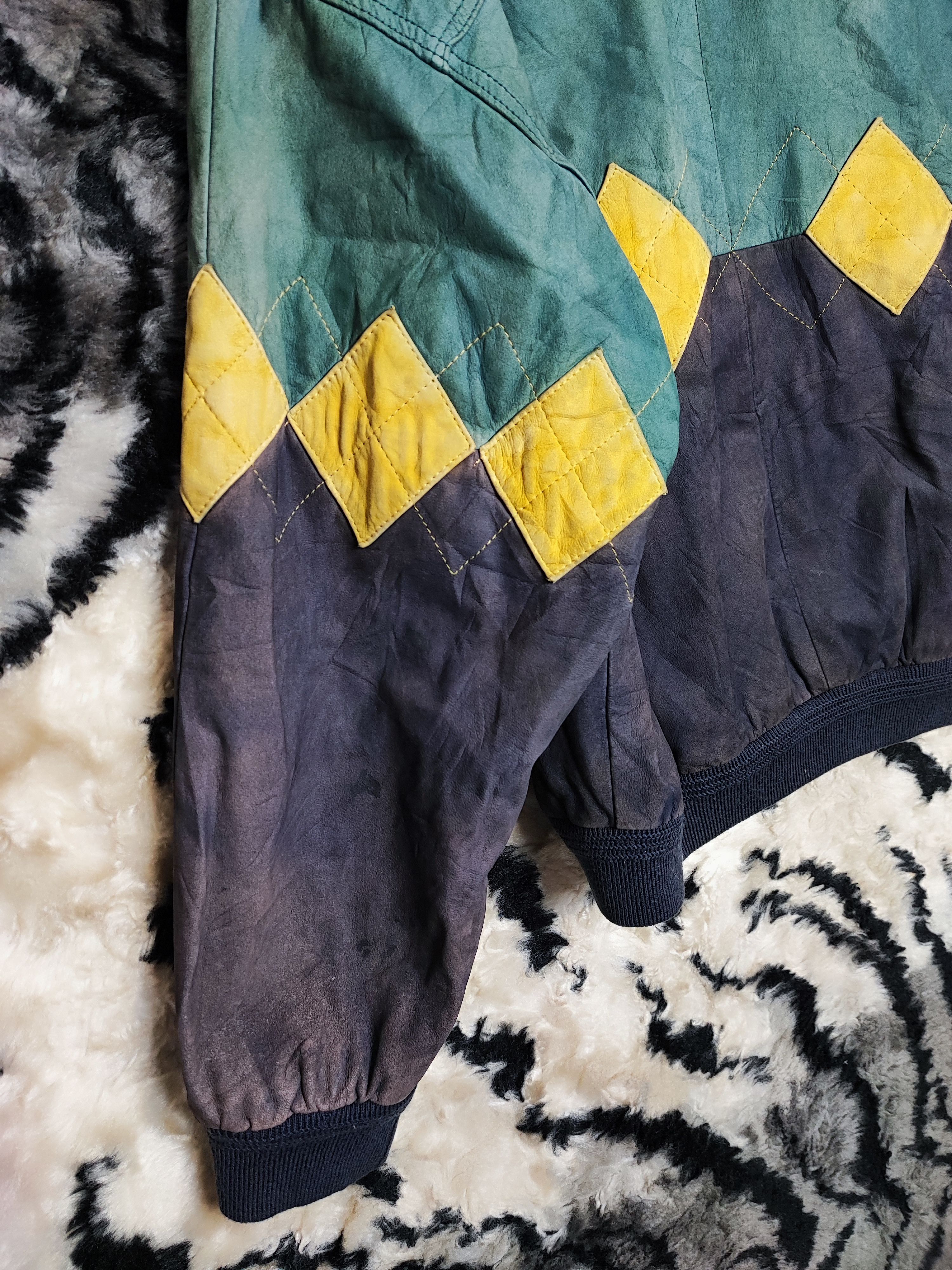 Genuine Leather Vintage 80's "Echtes Leder" Genuine Leather Motorcycle Biker Size US L / EU 52-54 / 3 - 16 Thumbnail