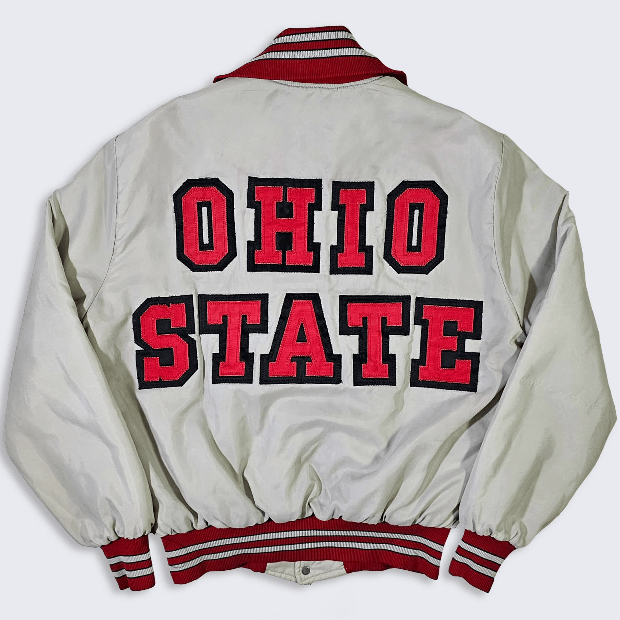 NCAA Ohio State Buckeyes Vintage 70s Varsity Bomber Jacket Size US M / EU 48-50 / 2 - 1 Thumbnail