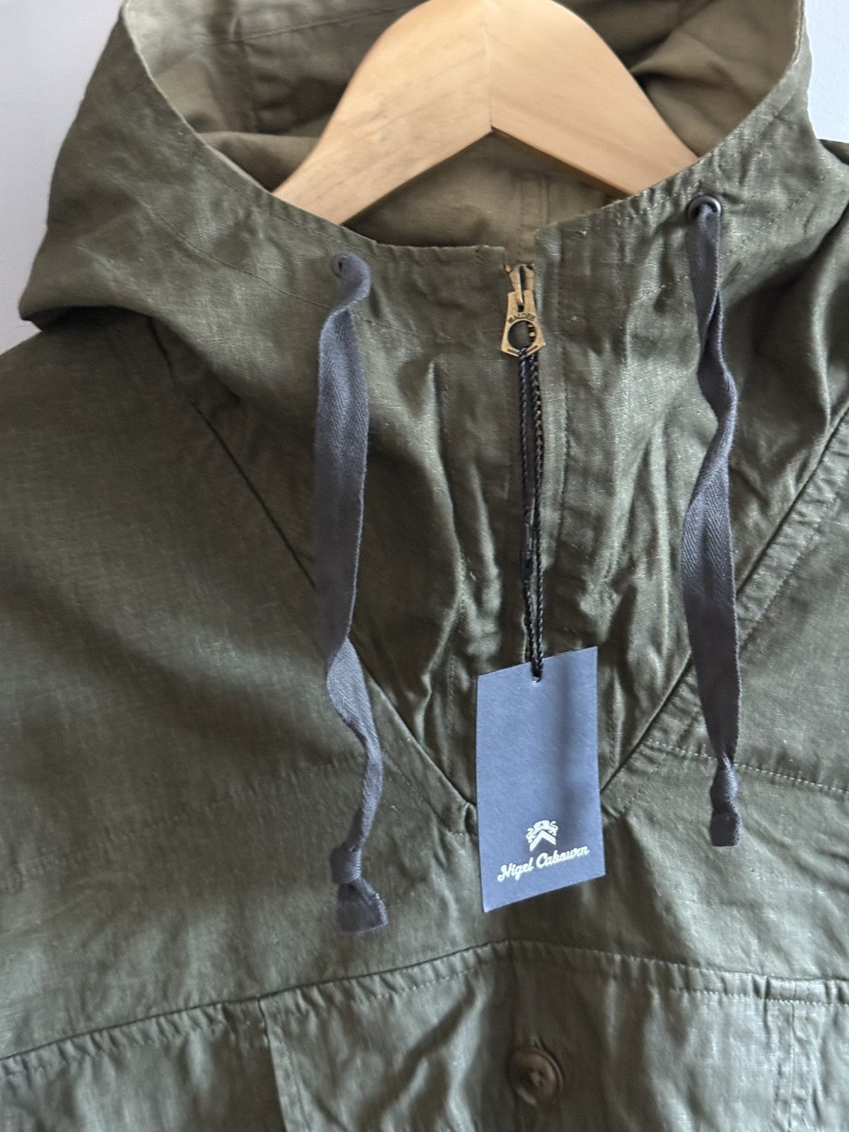 Nigel Cabourn Nigel Cabourn German Mountain Parka Army Green Size US M / EU 48-50 / 2 - 3 Thumbnail