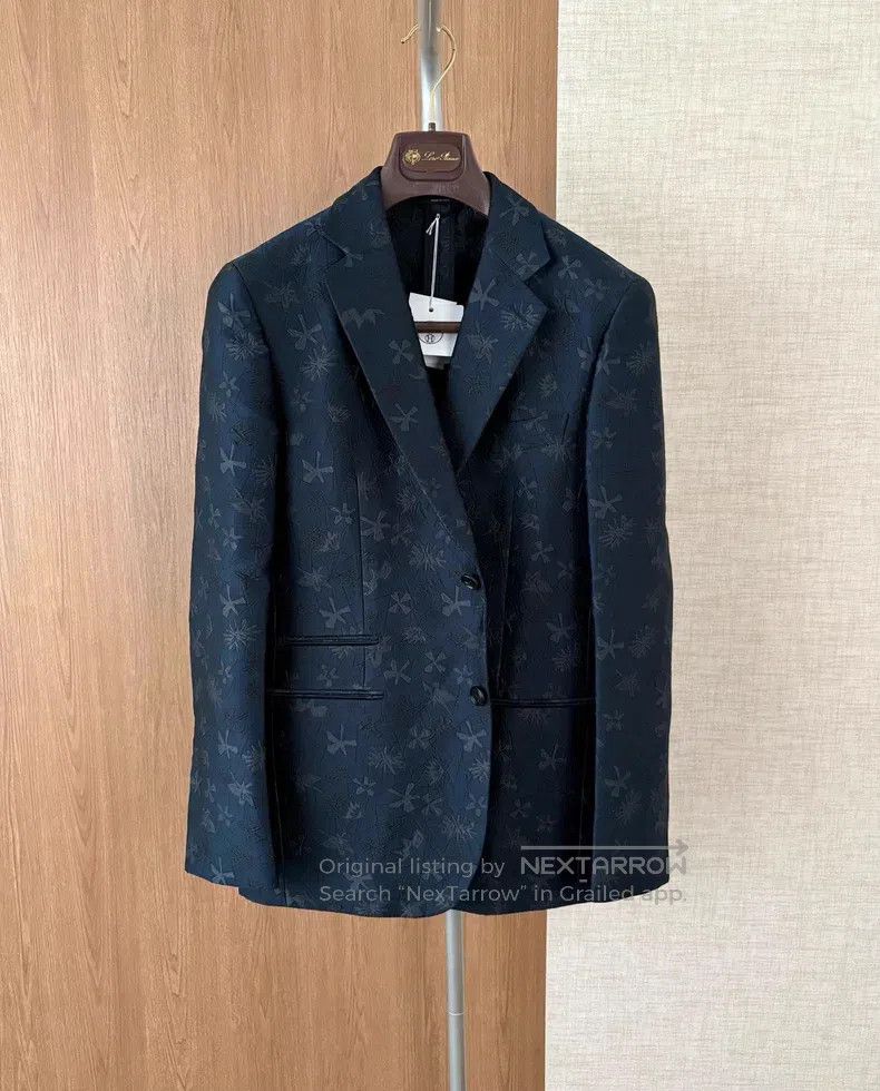 Hermes Hermes Men's Casual Jacket with Silk Embroidered Pattern Size US M / EU 48-50 / 2 - 1 Thumbnail