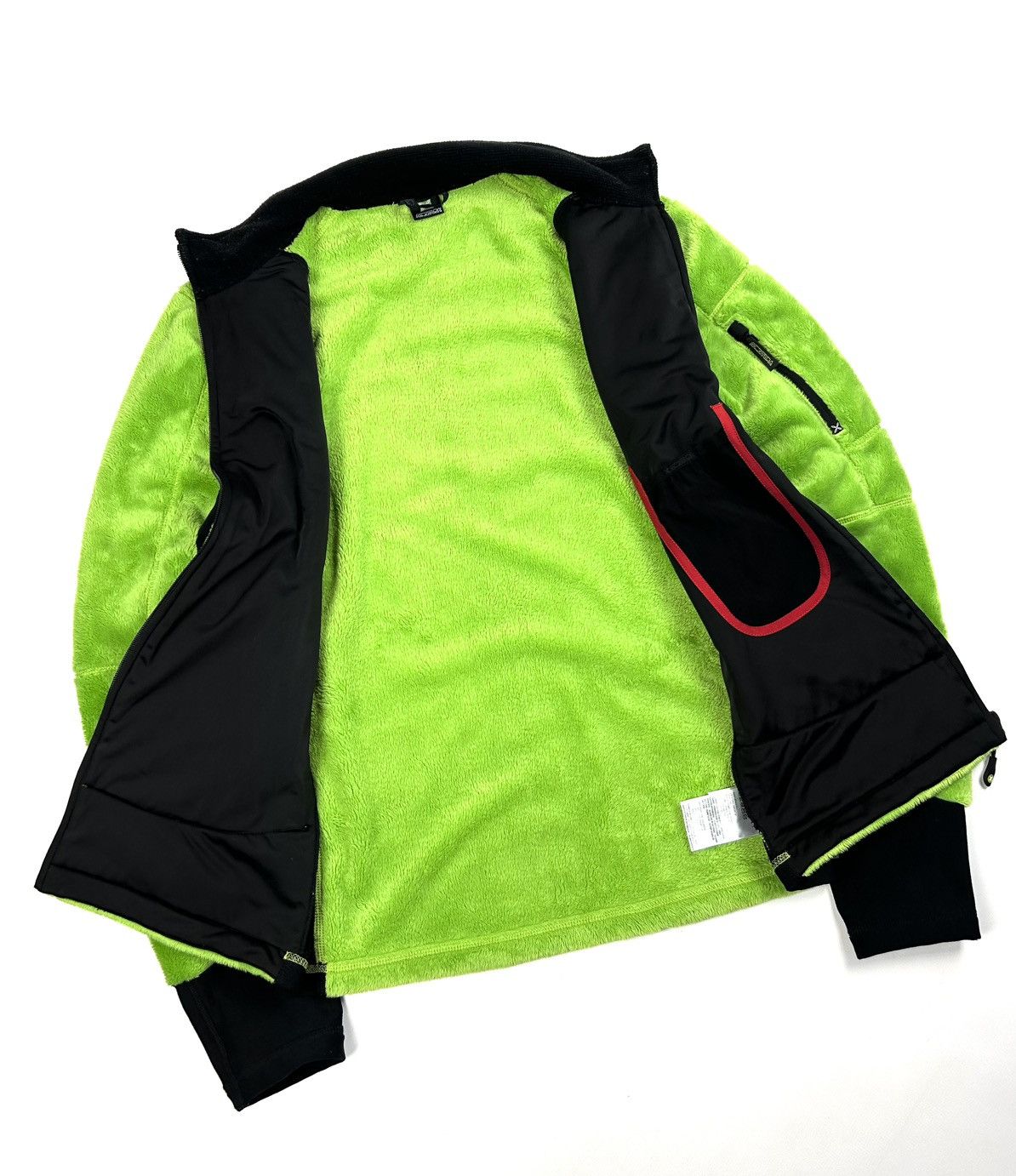 Vintage Rare MONTURA GRINCH Neon Green Zip Fleece Jacket Vintage Size US M / EU 48-50 / 2 - 3 Thumbnail