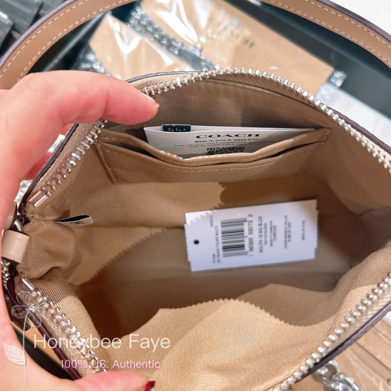 Coach Nolita 19 In Blocked Signature Canvas CY236 Size ONE SIZE - 5 Thumbnail