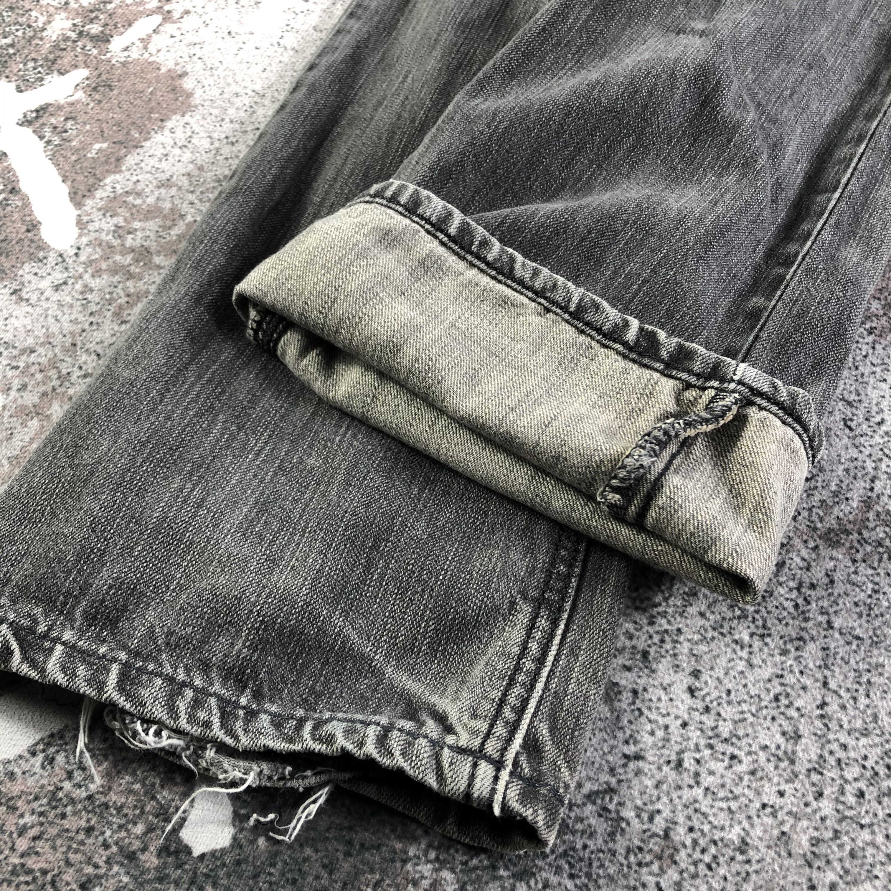 Edwin Edwin XV Jeans Faded Black Denim KJ2436 Size US 28 / EU 44 - 7 Thumbnail