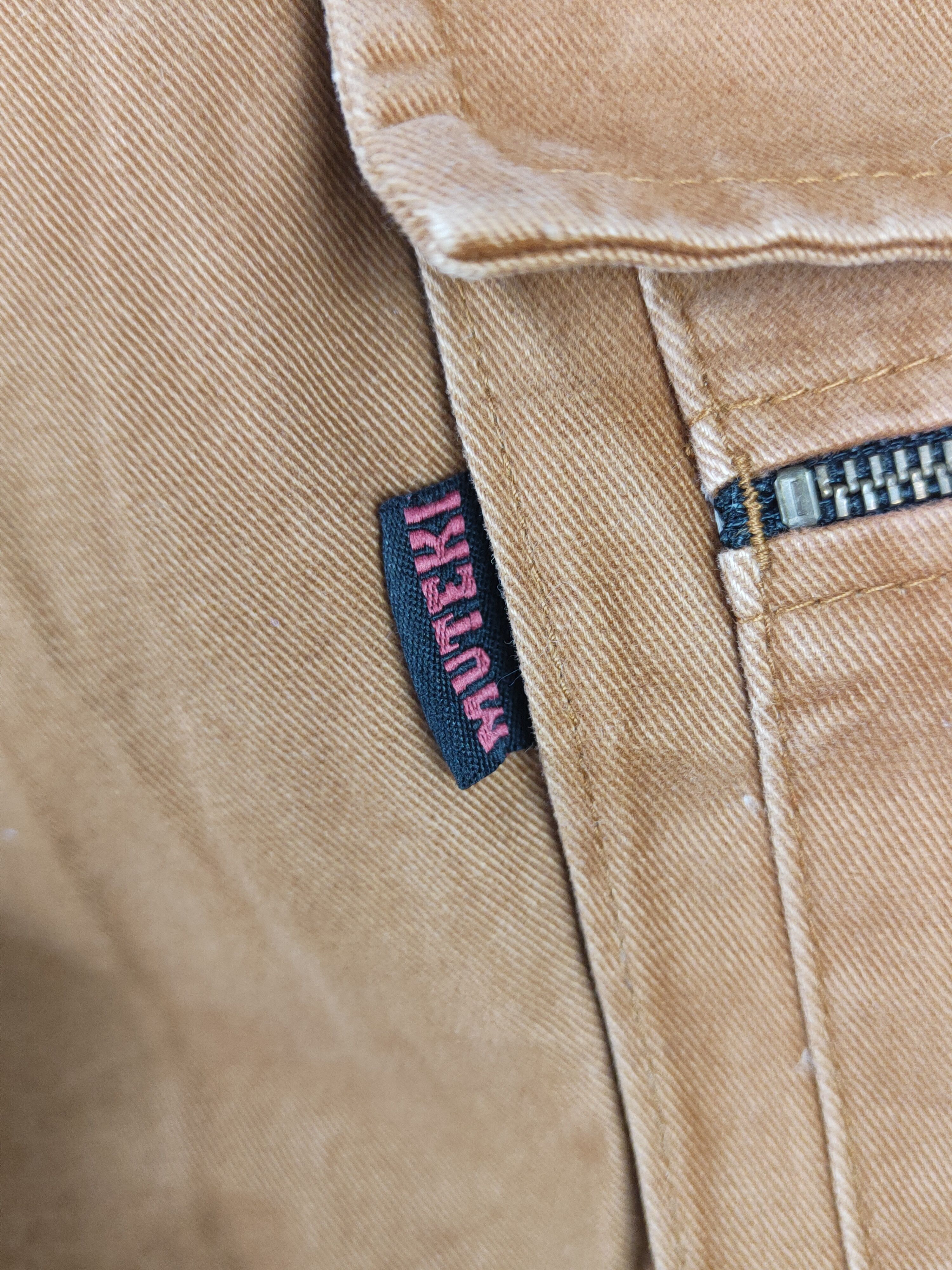 Japanese Brand Muteki Dark Orange Multipocket Tactical Cargo Pants #W1803 Size US 32 / EU 48 - 10 Thumbnail