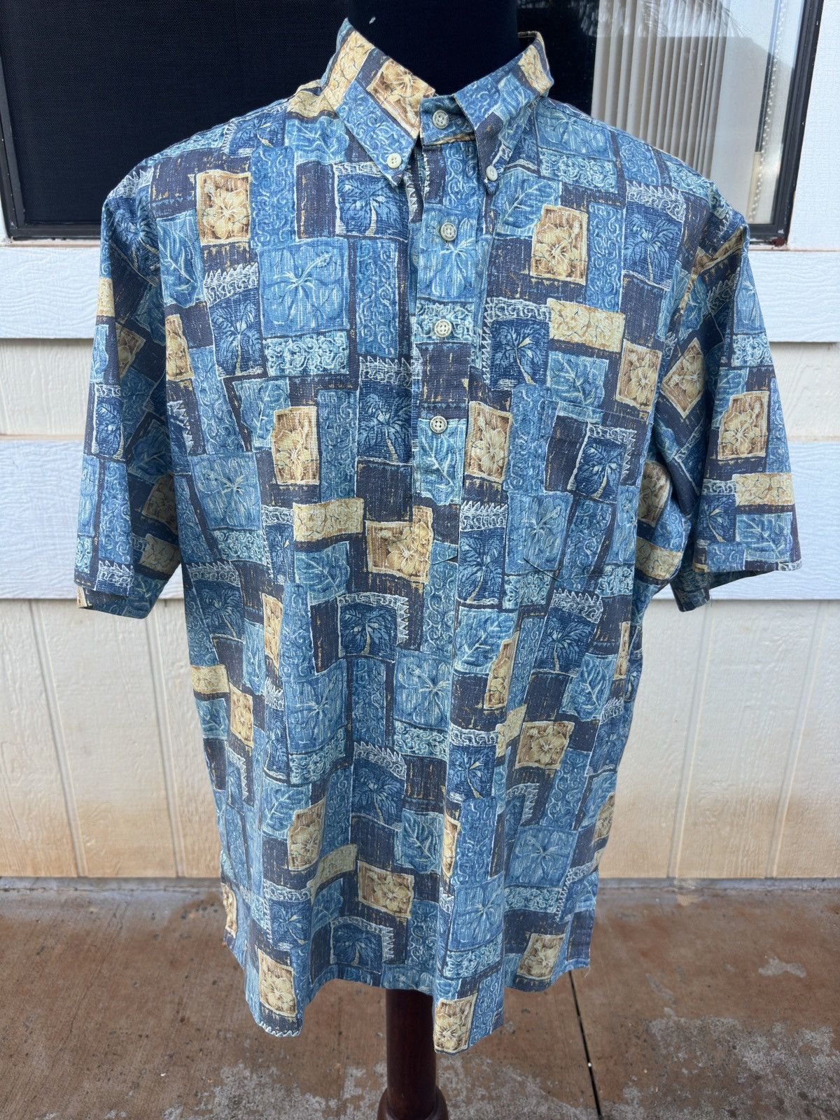 Reyn Spooner Reyn Spooner Hawaiian Print Multicolored 3/4 Button Men's XL Size US XL / EU 56 / 4 - 1 Thumbnail