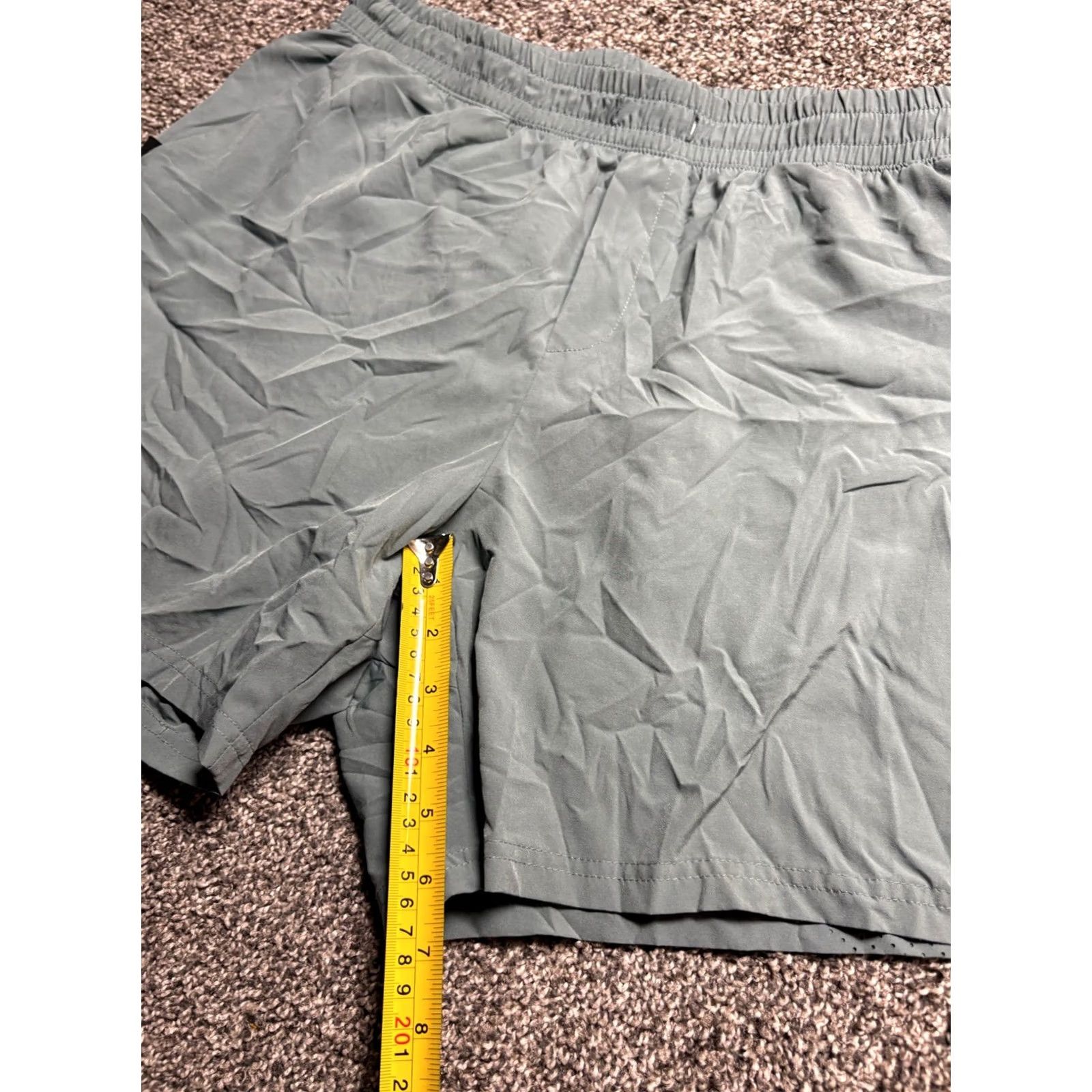 Vintage UNRL Stride Shorts Mens XL Green Athletic Drawstring Stretch Performance Shorts Size US 36 / EU 52 - 5 Thumbnail