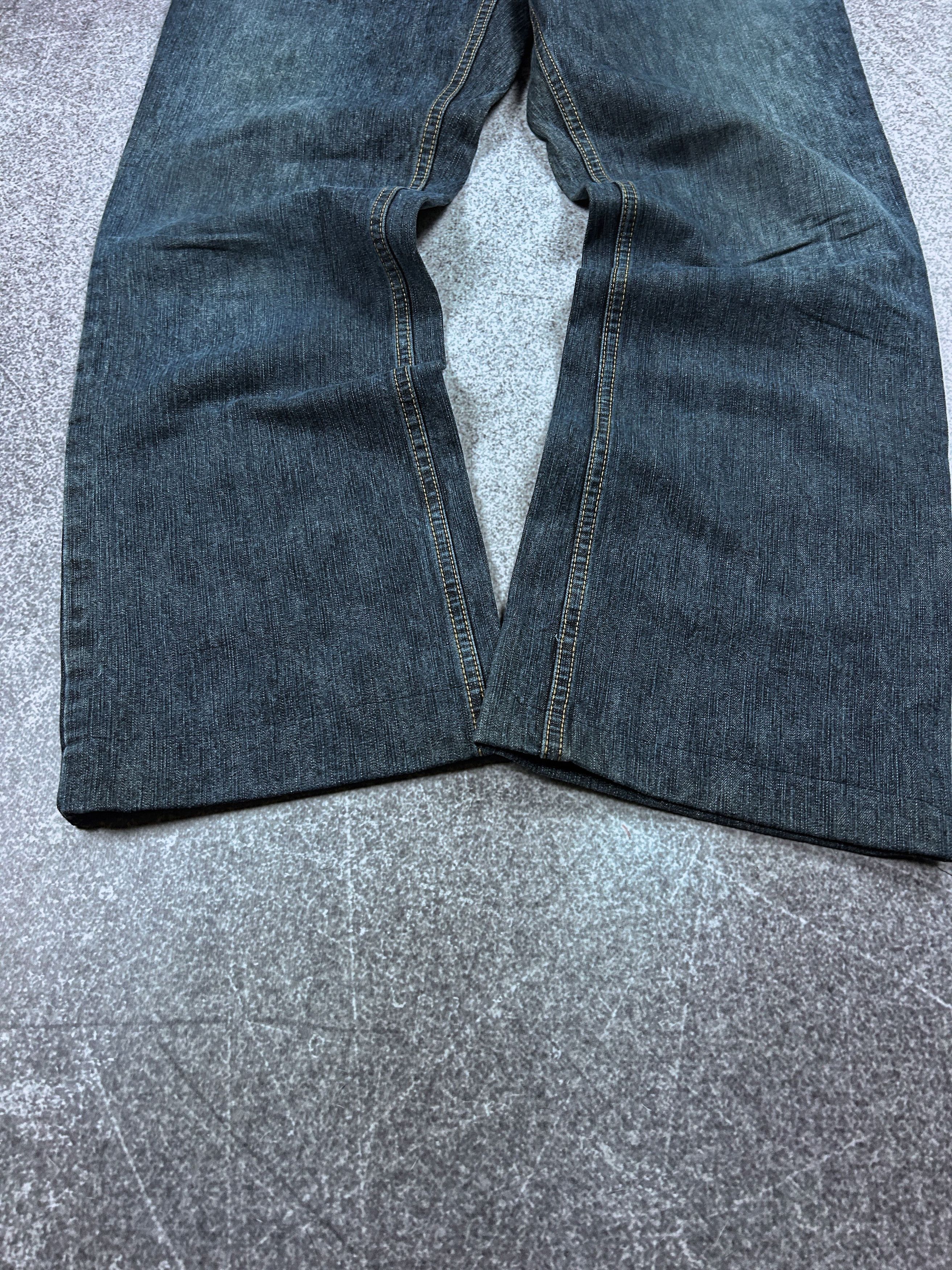 Designer VTG BAGGY RAP SK8 JNCO RICK OWENS STYLE WASHED JEANS Y2K Size US 32 / EU 48 - 3 Thumbnail