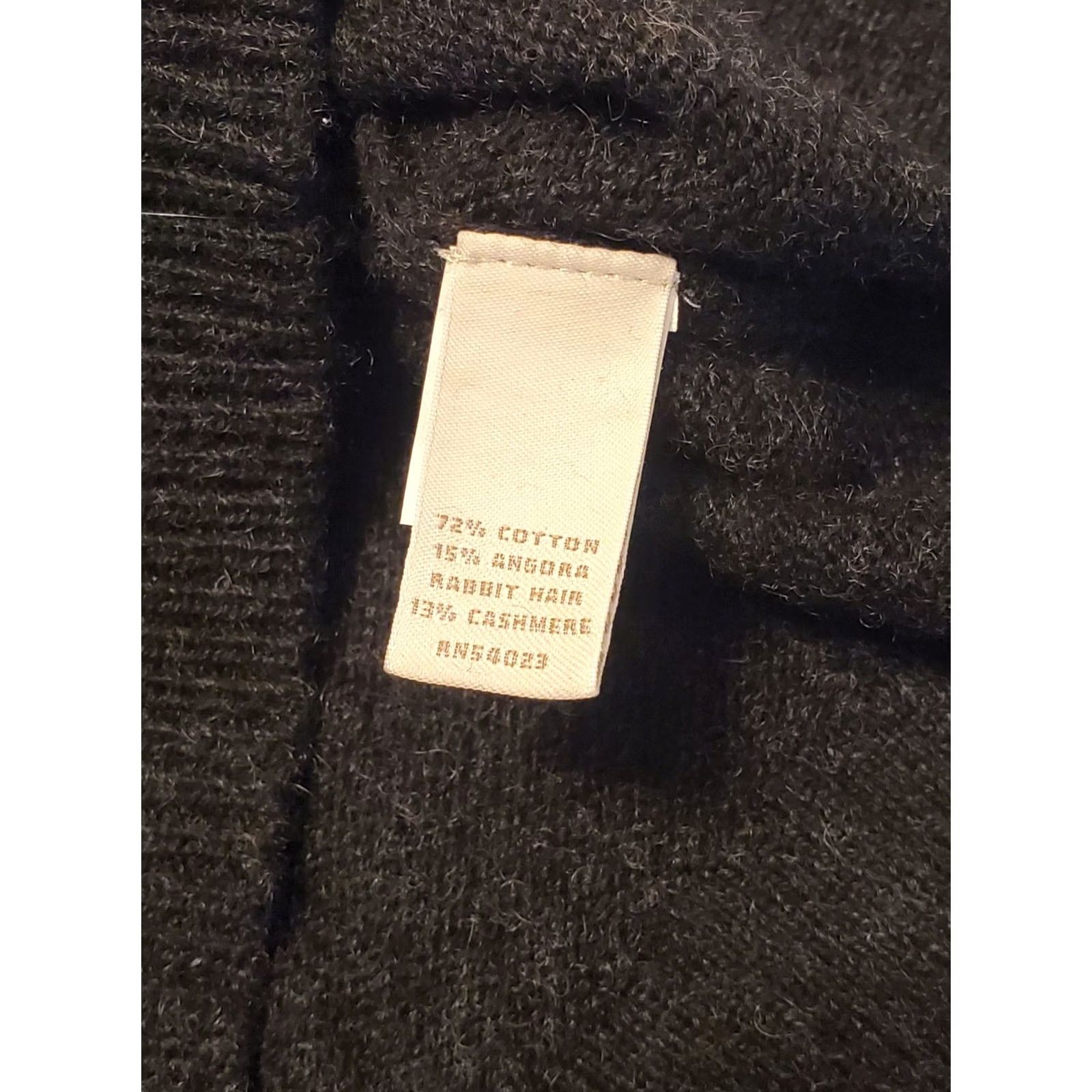 Banana Republic Banana Republic Vest Mens L Dark Gray Angora Cashmere Cotton Knit V-Neck Sleeveless Regular Fit Wool Blend Luxury Size US L / EU 52-54 / 3 - 6 Thumbnail