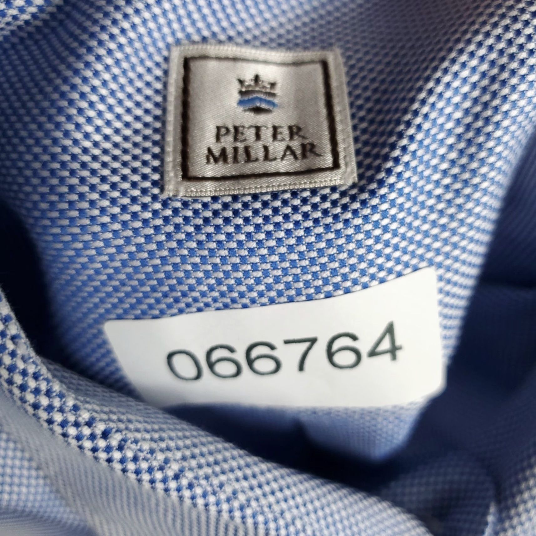 Peter Millar Peter Millar Shirt Mens XL Blue Button Up Long Sleeve Casual Size US XL / EU 56 / 4 - 8 Thumbnail