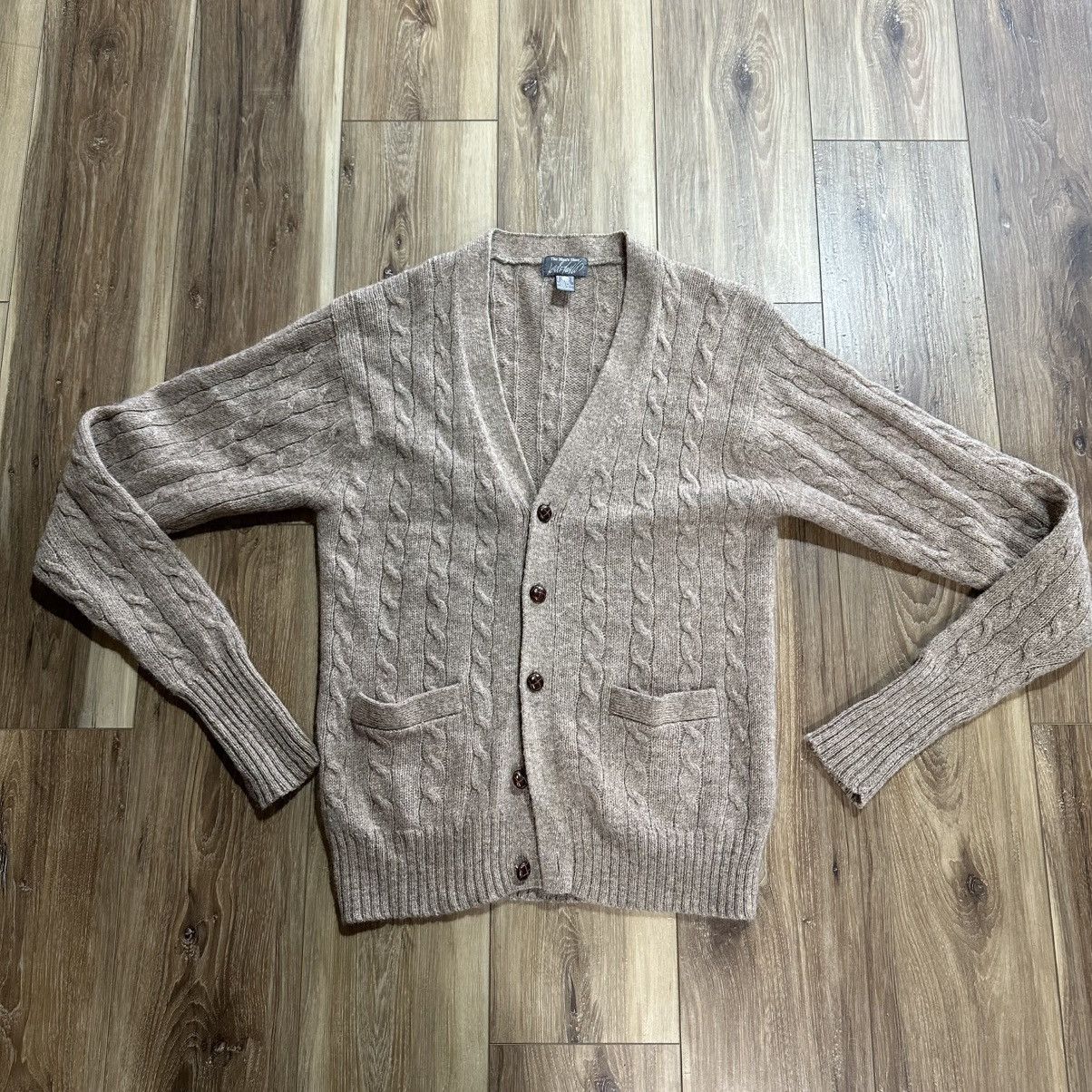 Lord & Taylor × Vintage Vintage Lord & Taylor Shetland Wool Cardigan Sweater Size US L / EU 52-54 / 3 - 1 Thumbnail