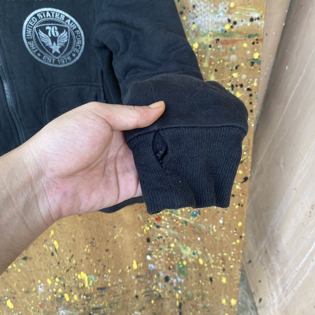 Other Usaf Air Force Inspire Big Logo Sherpa Zipper Jacket Size US S / EU 44-46 / 1 - 5 Thumbnail