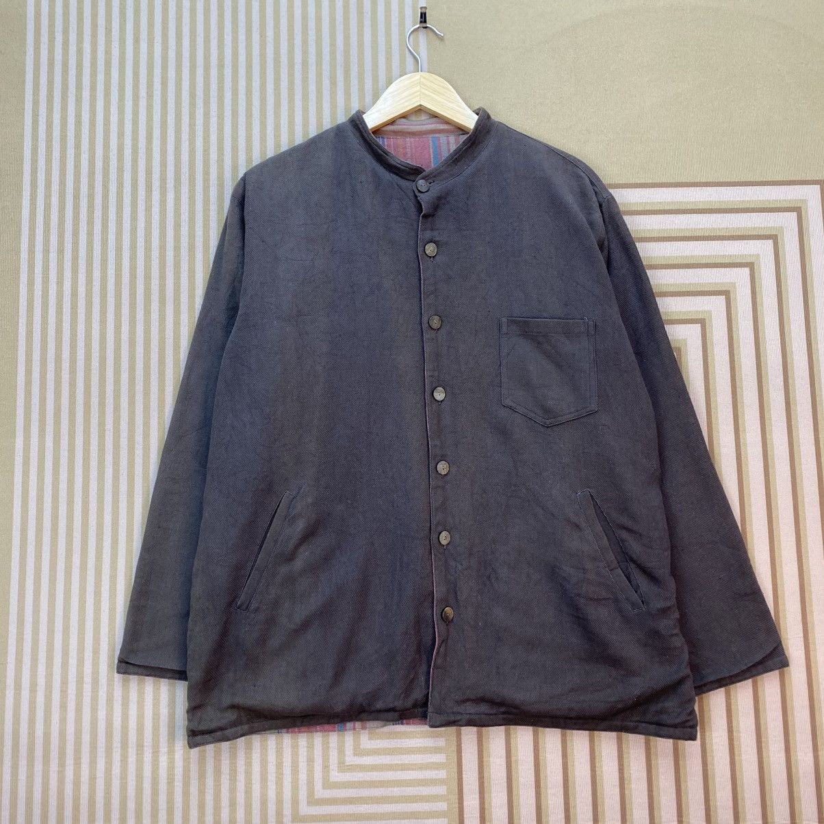 Blue Blue Japan 🫶Vintage Amina Stripes Reversible Jacket Size US M / EU 48-50 / 2 - 6 Thumbnail