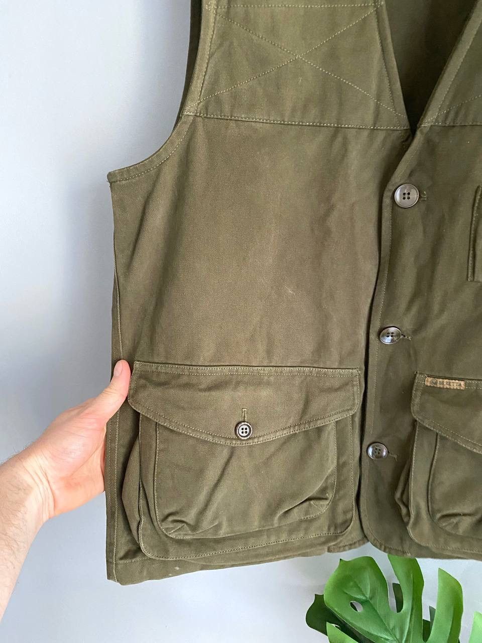 Beretta Beretta Men's Green Outdoor Hunting Vest, Size 50/L Size US L / EU 52-54 / 3 - 4 Thumbnail