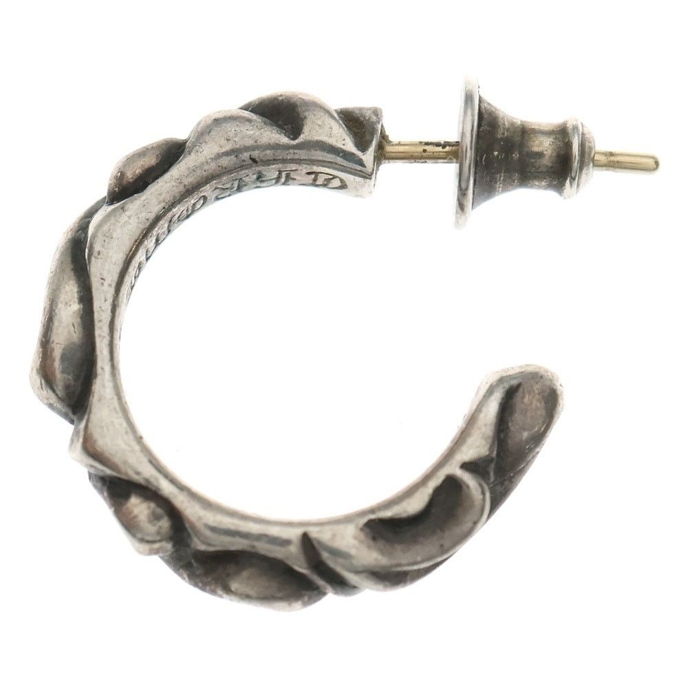 Chrome Hearts Chrome Hearts Tiny Hoop Scroll Earring | Grailed
