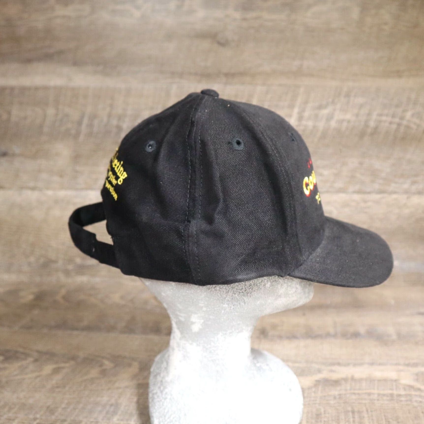Vintage VINTAGE MOHRs Baseball Cap, Snapback, Black, Adult One Size, Men, Auction Countdown to Daytona, Daimler Chrysler, Cap, Baseball Cap, Vintage, Mens Size ONE SIZE - 3 Thumbnail