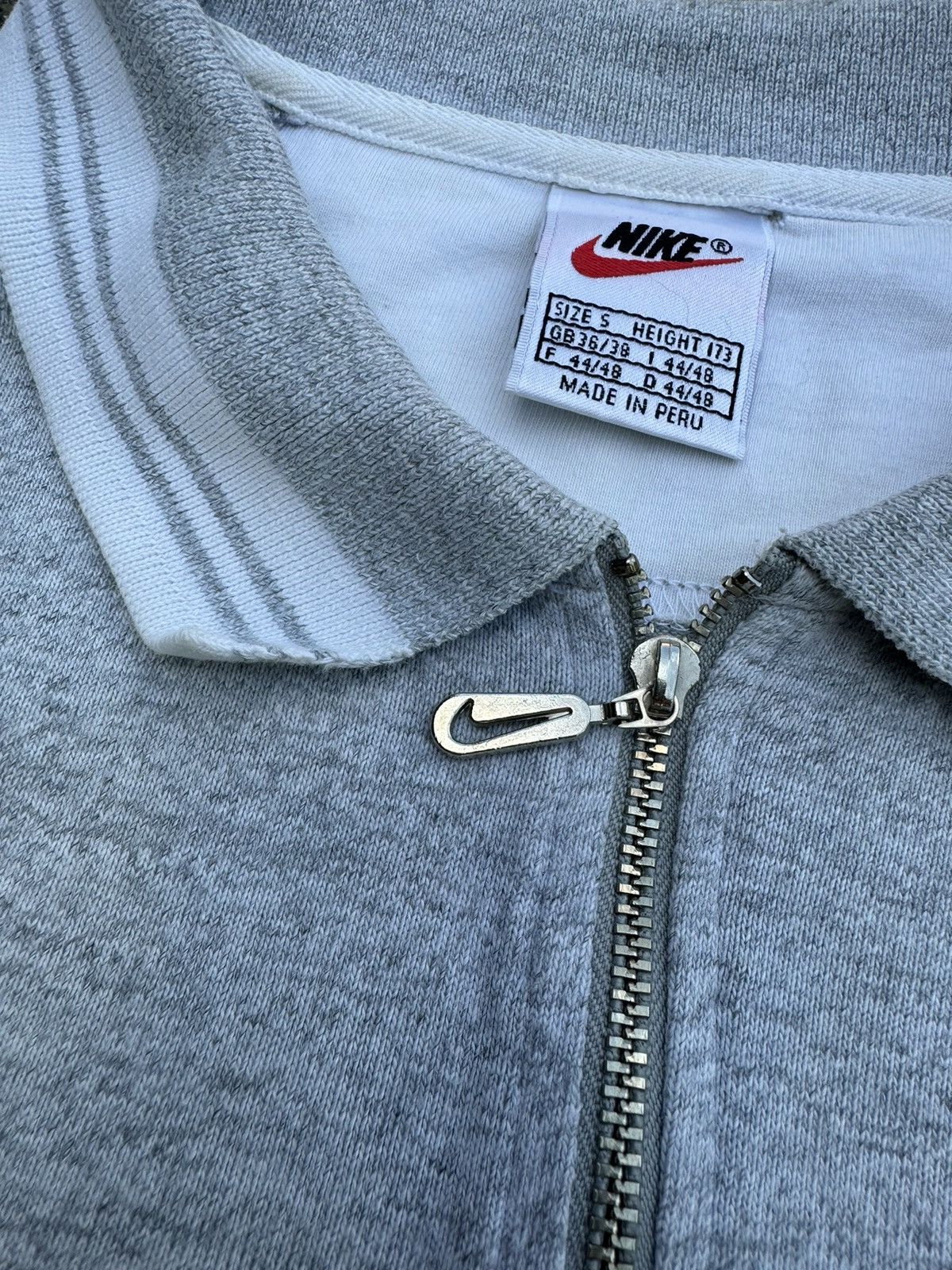 Japanese Brand × Nike × Vintage Nike Vintage 90s swoosh boxy half zip crewneck rap skate Size US S / EU 44-46 / 1 - 6 Thumbnail