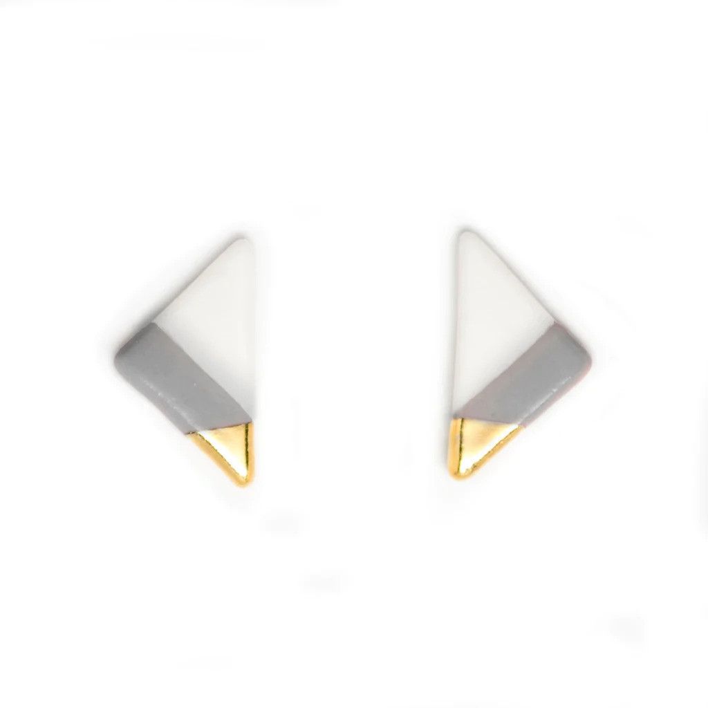 ASH ASH Jewelry Studio Vertical Triangle Studs Size ONE SIZE - 2 Thumbnail