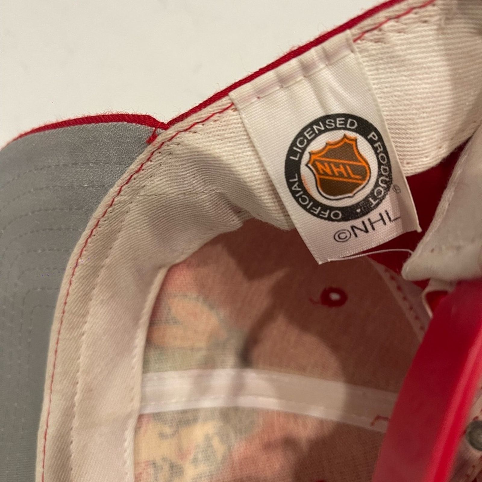NHL Vintage Chicago Blackhawks Hat Cap Strap Back Red NHL Hockey Size ONE SIZE - 8 Thumbnail