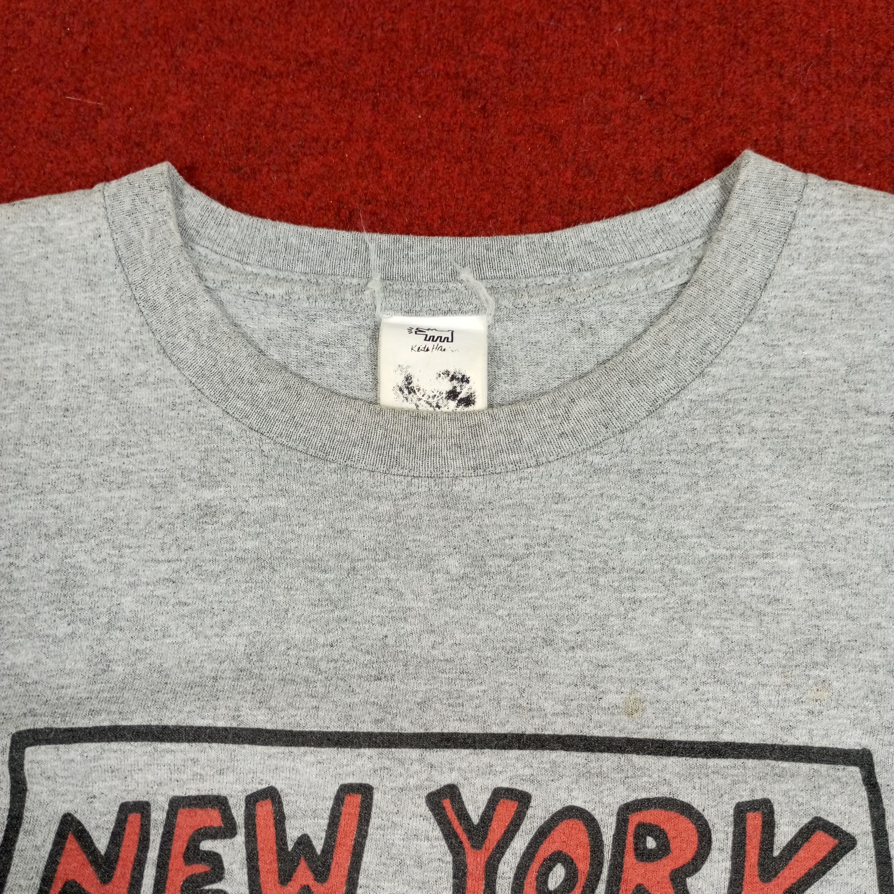 Keith Haring × Vintage Keith Haring New York Design Streetwear Tshirt Size US M / EU 48-50 / 2 - 4 Thumbnail