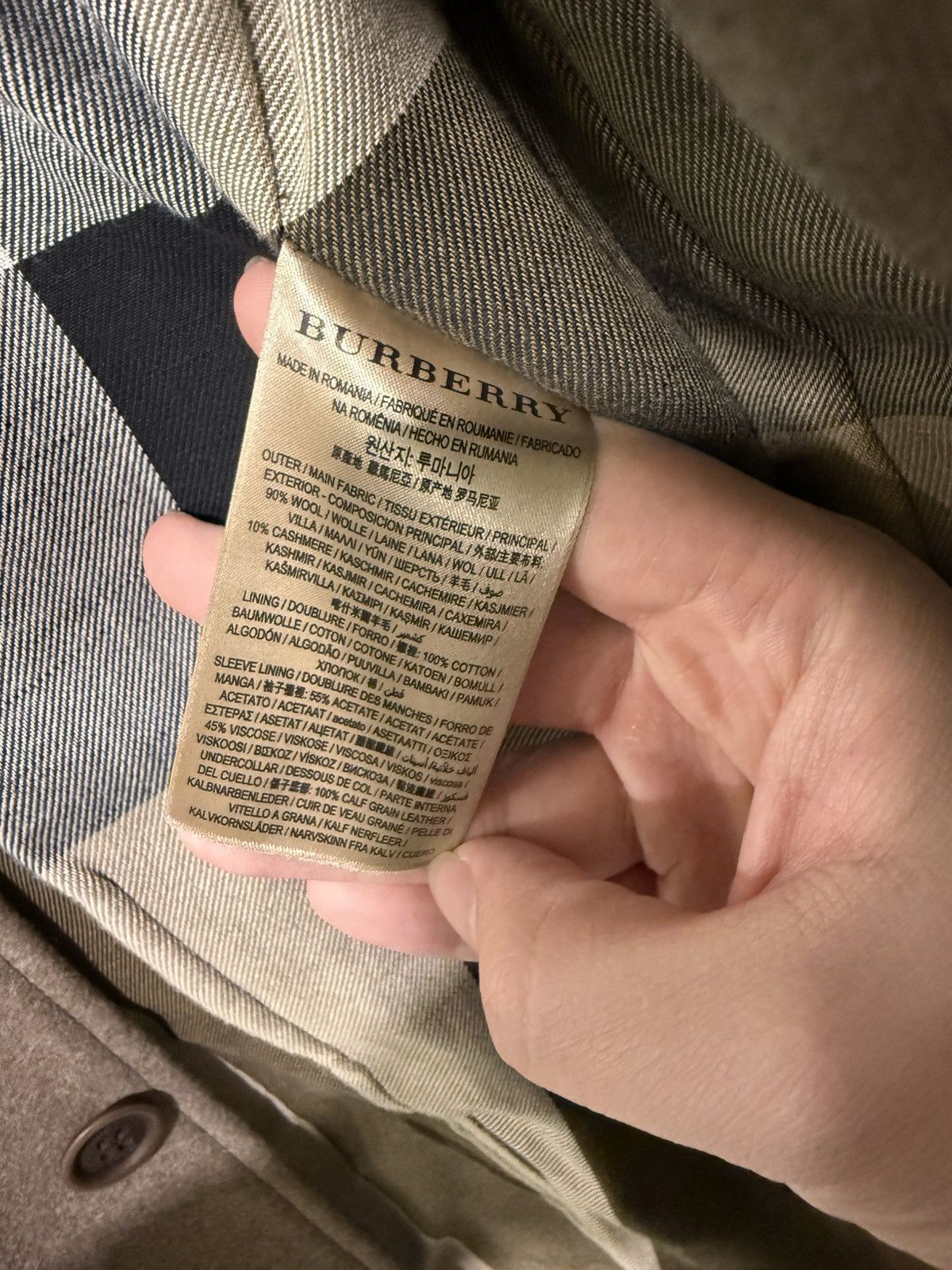 Burberry Grey Burberry Overcoat Size US M / EU 48-50 / 2 - 5 Thumbnail