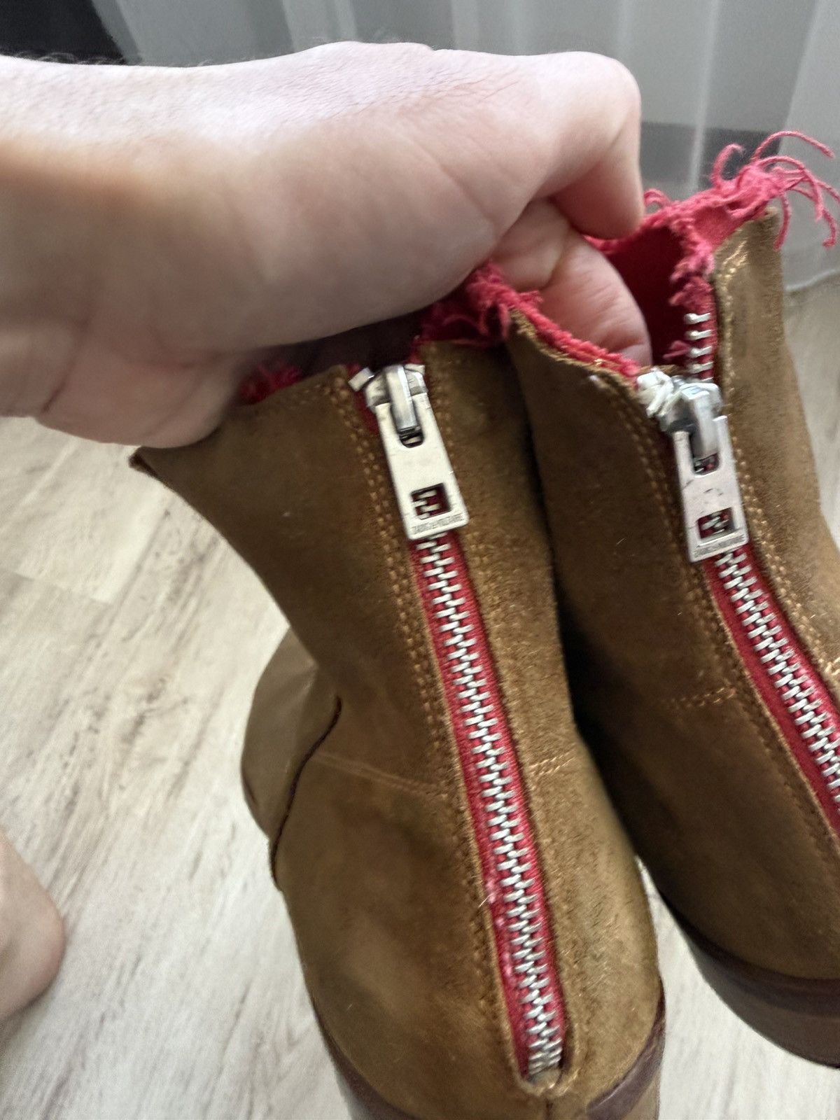 Zadig & Voltaire Zadig & Voltaire Suede Ankle Boots Brown EU 44 / US 11 Size US 11 / EU 44 - 11 Thumbnail