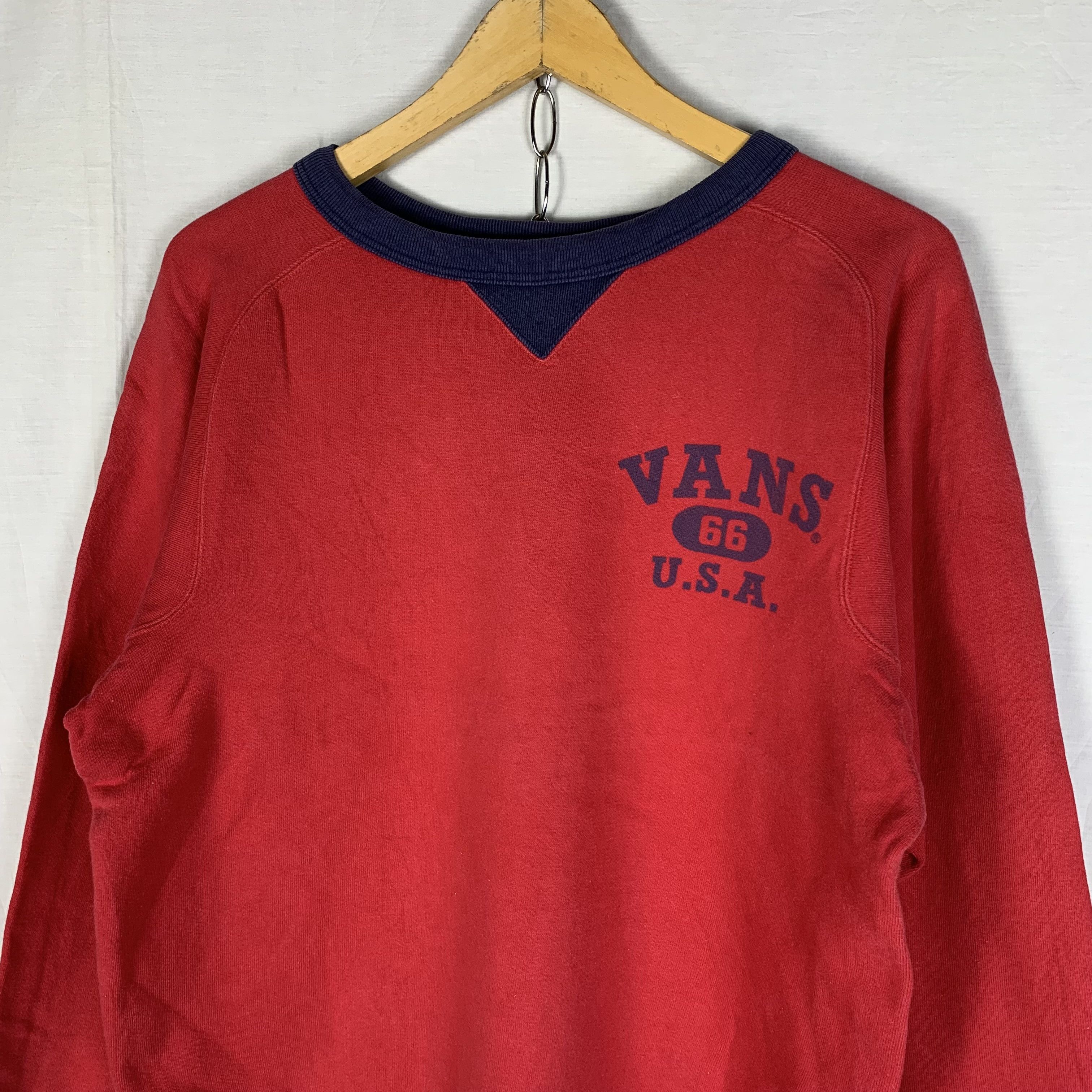 Vans Vintage Vans USA Sweatshirt Loopwheeled Size US M / EU 48-50 / 2 - 2 Thumbnail