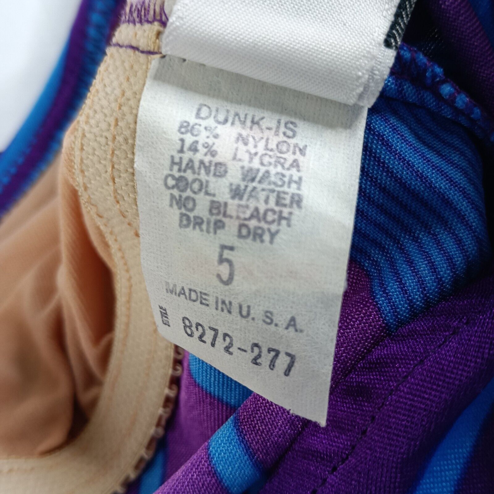 & Other Stories Vintage Dunk Is One Piece Swim Suit Women's Size 5 Purple Size S / US 4 / IT 40 - 7 Thumbnail