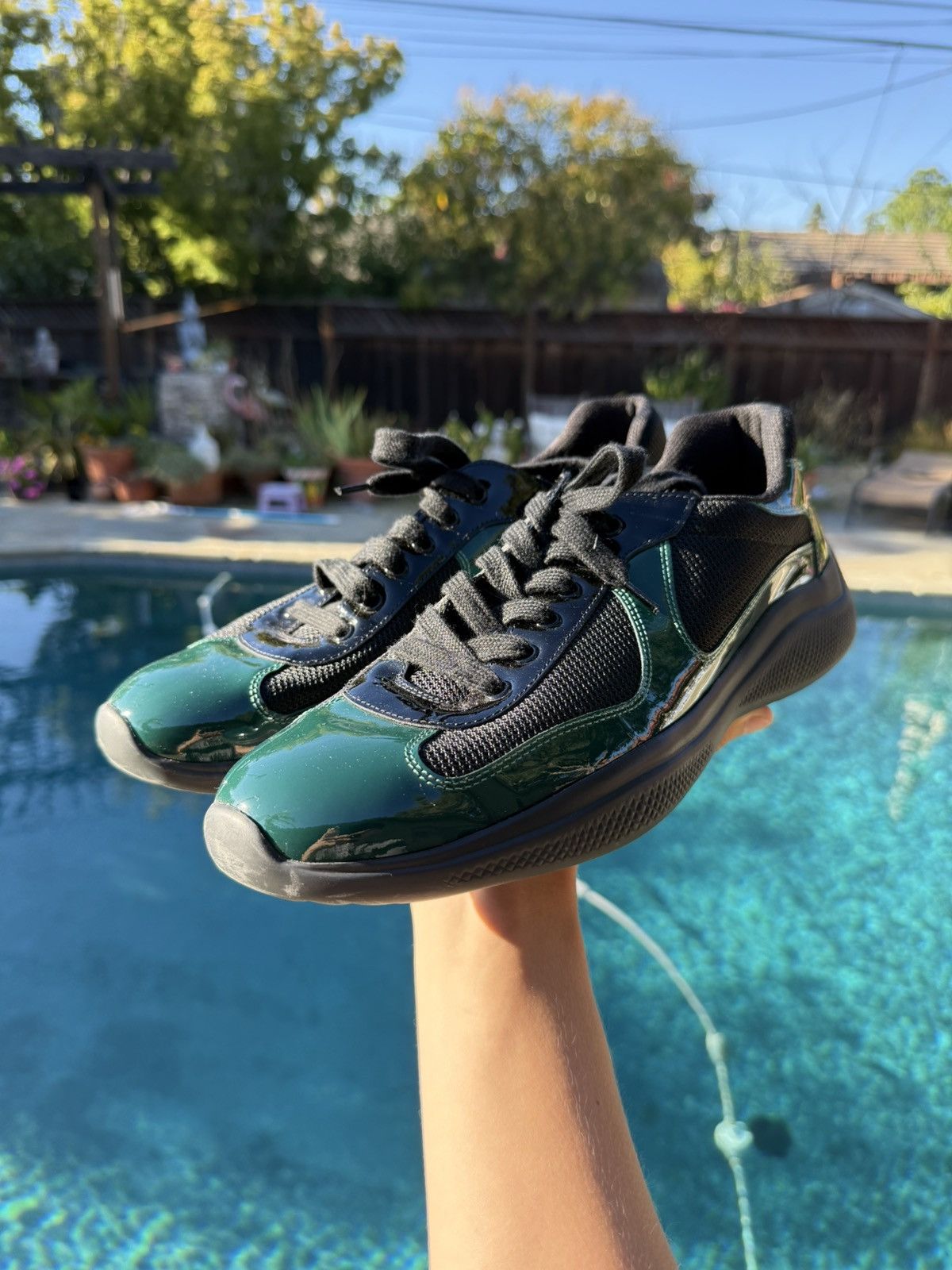 Prada Prada Cup Green/Black Size US 11 / EU 44 - 1 Thumbnail