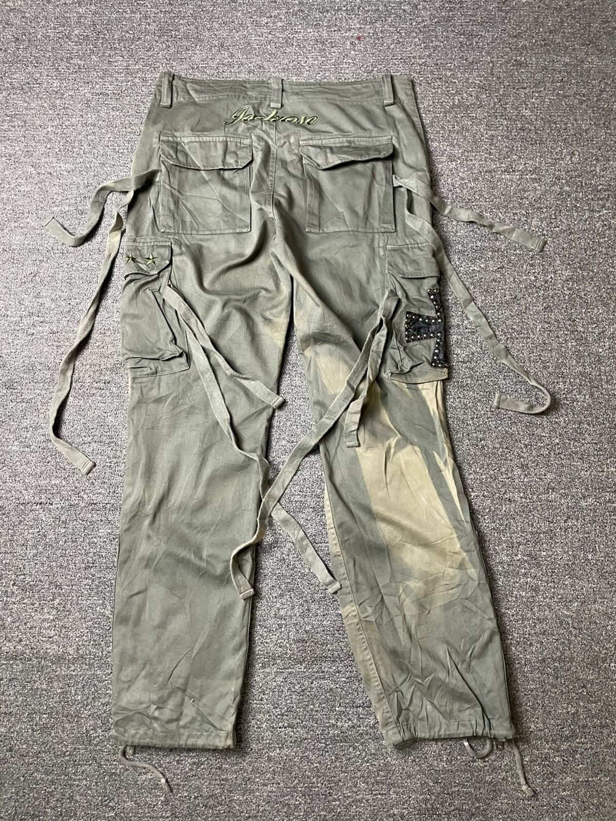 Hysteric Glamour × Japanese Brand × Vintage JACKROSE Japanese Brand Cargo Pants (111) Size US 33 - 9 Thumbnail