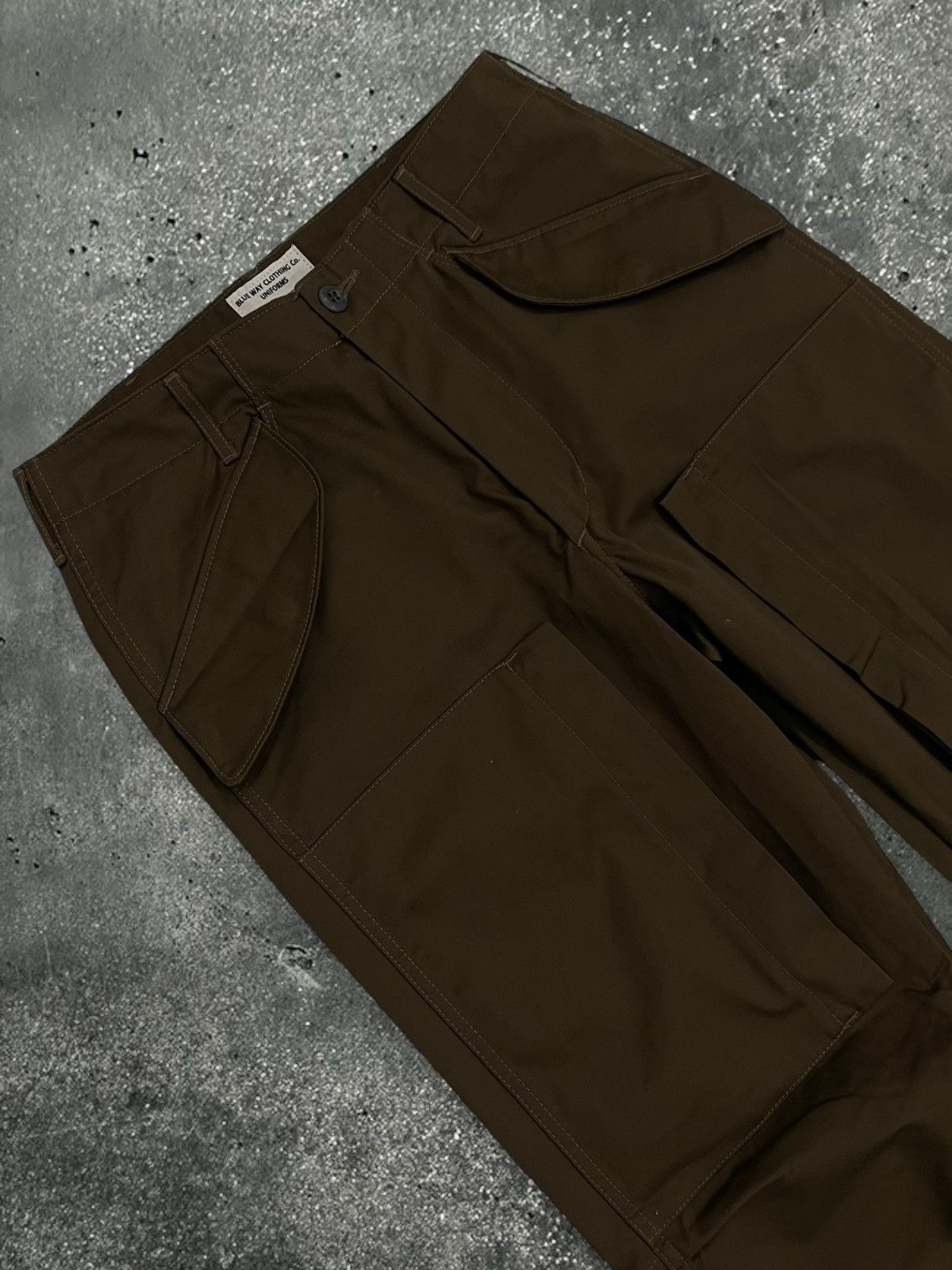 Designer × Japanese Brand × Vintage Vintage 1990s Japan Designer Blue Way Clothing Combat Pant Size US 30 / EU 46 - 5 Thumbnail
