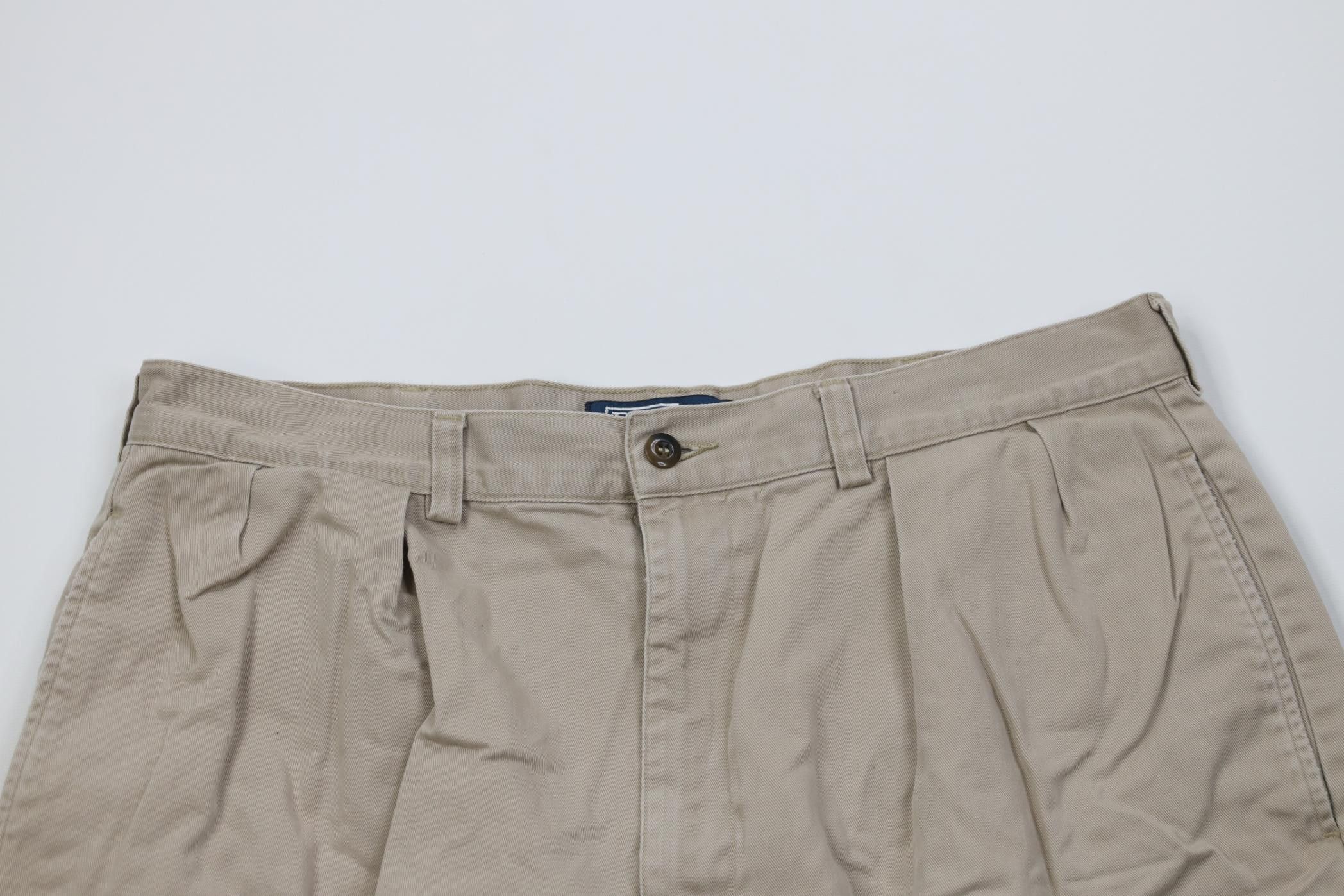 Polo Ralph Lauren Vintage 90s Ralph Lauren Above Knee Golf Chino Shorts Beige Size US 36 / EU 52 - 2 Thumbnail