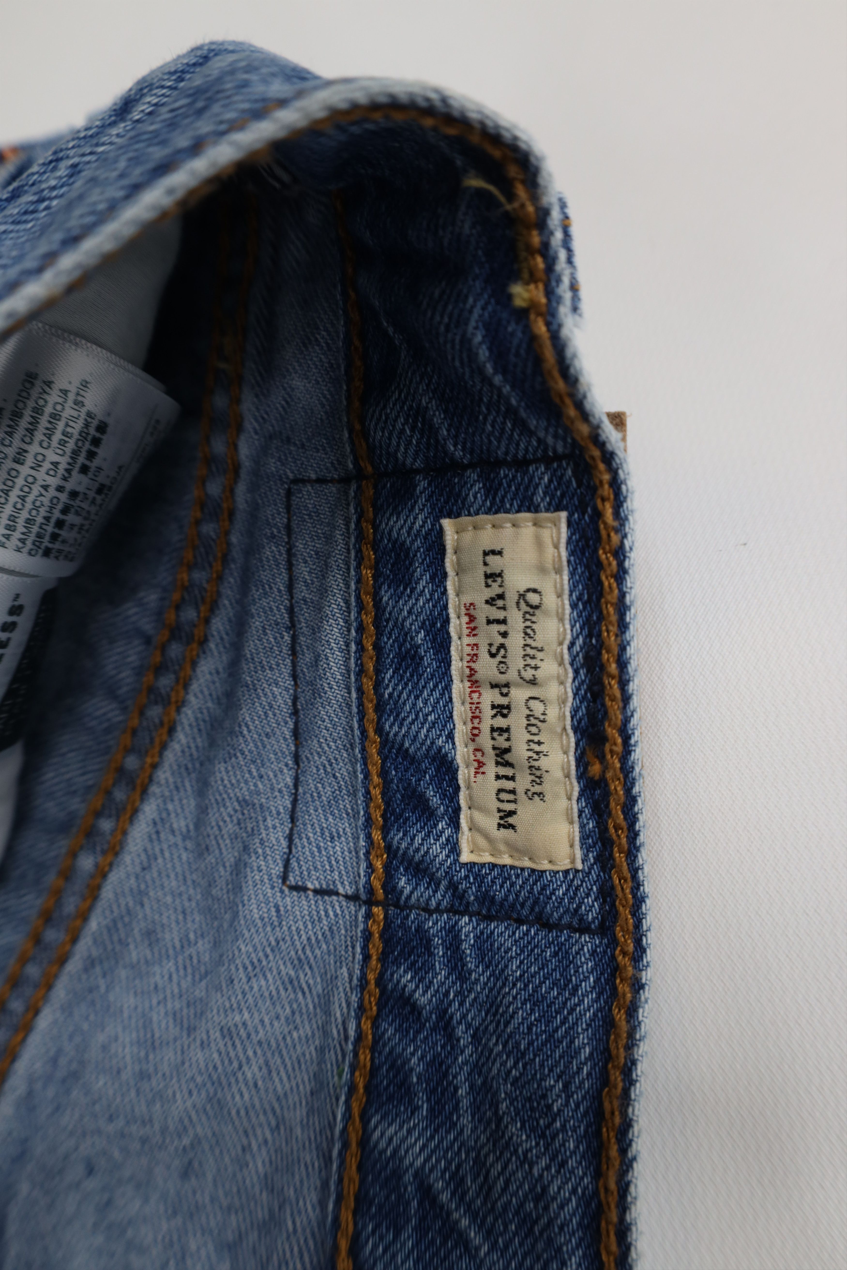 Levi's Vintage Y2K Levis Premium Fly Rib Cage Straight Ankle Jeans Size 28" / US 6 / IT 42 - 8 Thumbnail