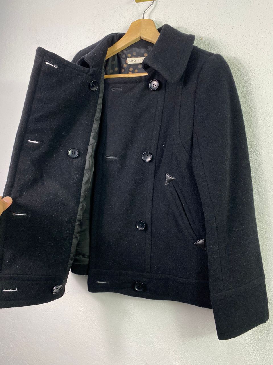 Issey Miyake × Japanese Brand × Tsumori Chisato Tsumori Chisato Wool Peacoat Jacket Size XS / US 0-2 / IT 36-38 - 4 Thumbnail