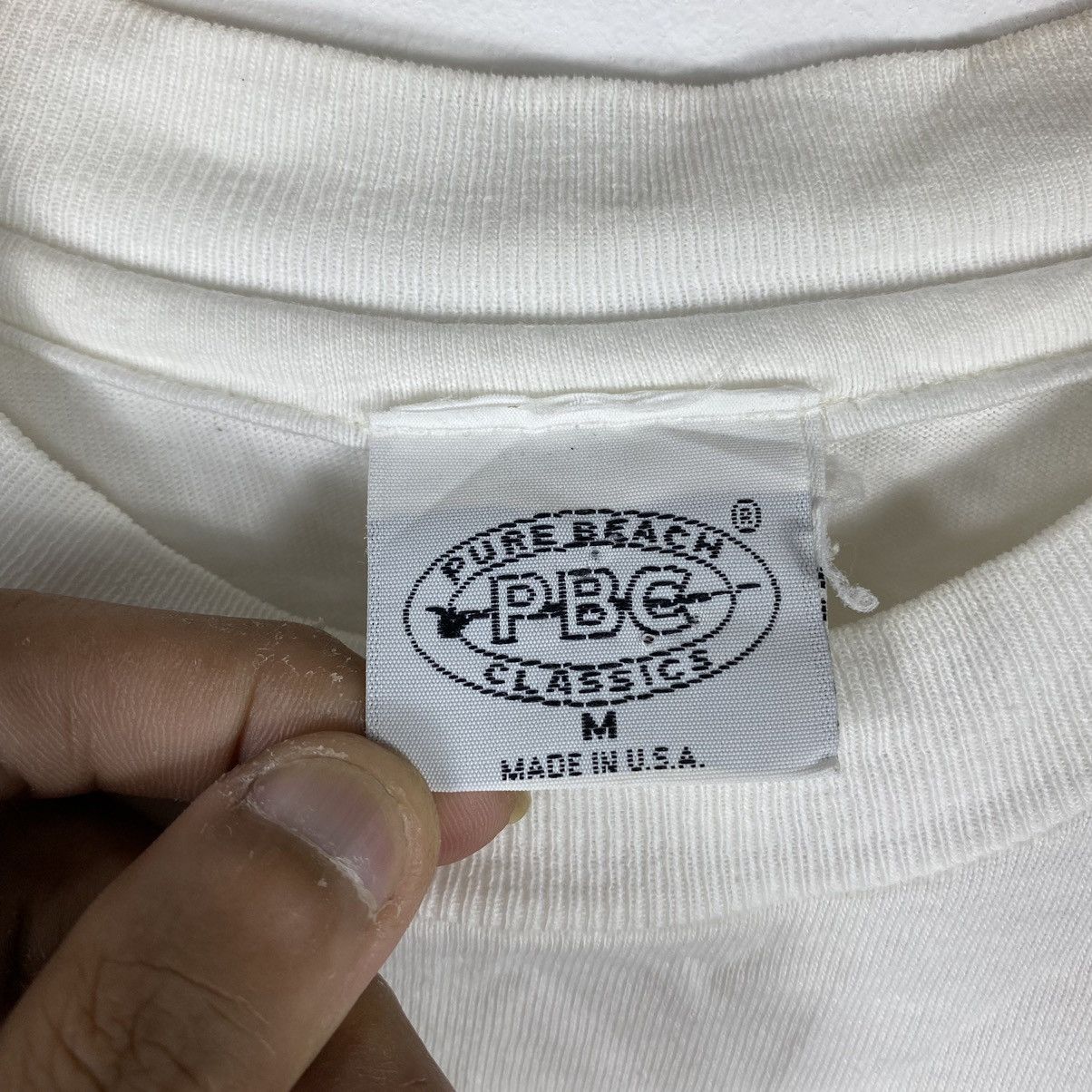 Vintage VINTAGE 90's JACOBS SURF BOARDS PURE BEACH SURFING TEE Size US M / EU 48-50 / 2 - 8 Thumbnail