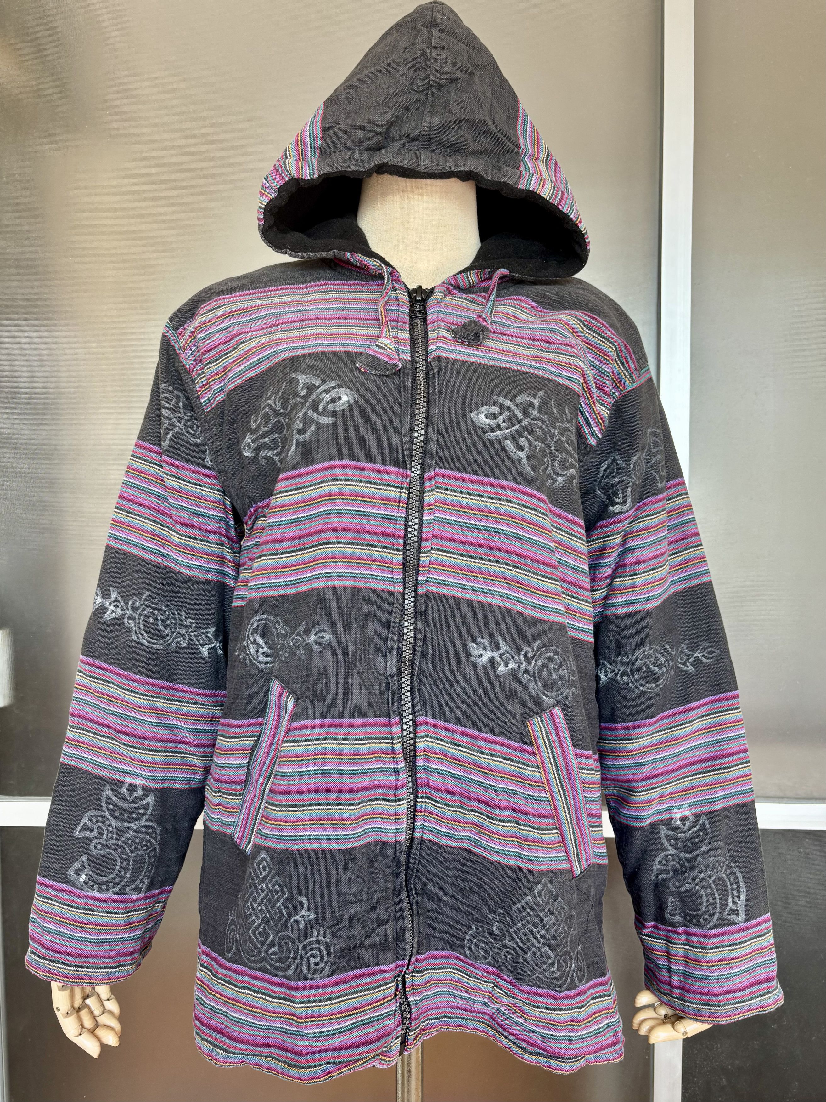 Artisan Outfitters Nepal Artisan Made Block-printed Jacket Size US S / EU 44-46 / 1 - 1 Thumbnail