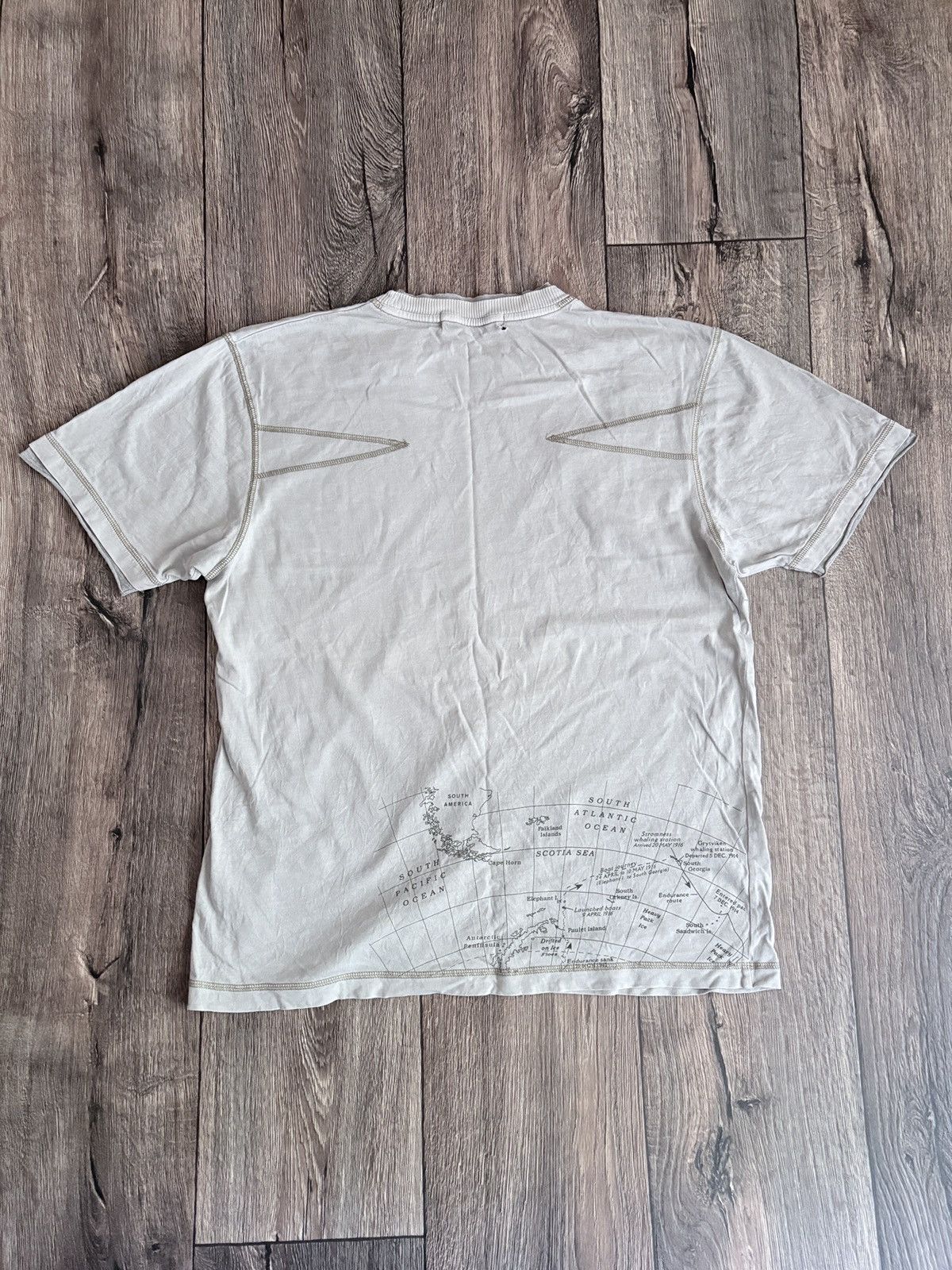 Nigel Cabourn Nigel Cabourn Utility Y2K Japanese Style Map Logo T-Shirt Size US L / EU 52-54 / 3 - 6 Thumbnail