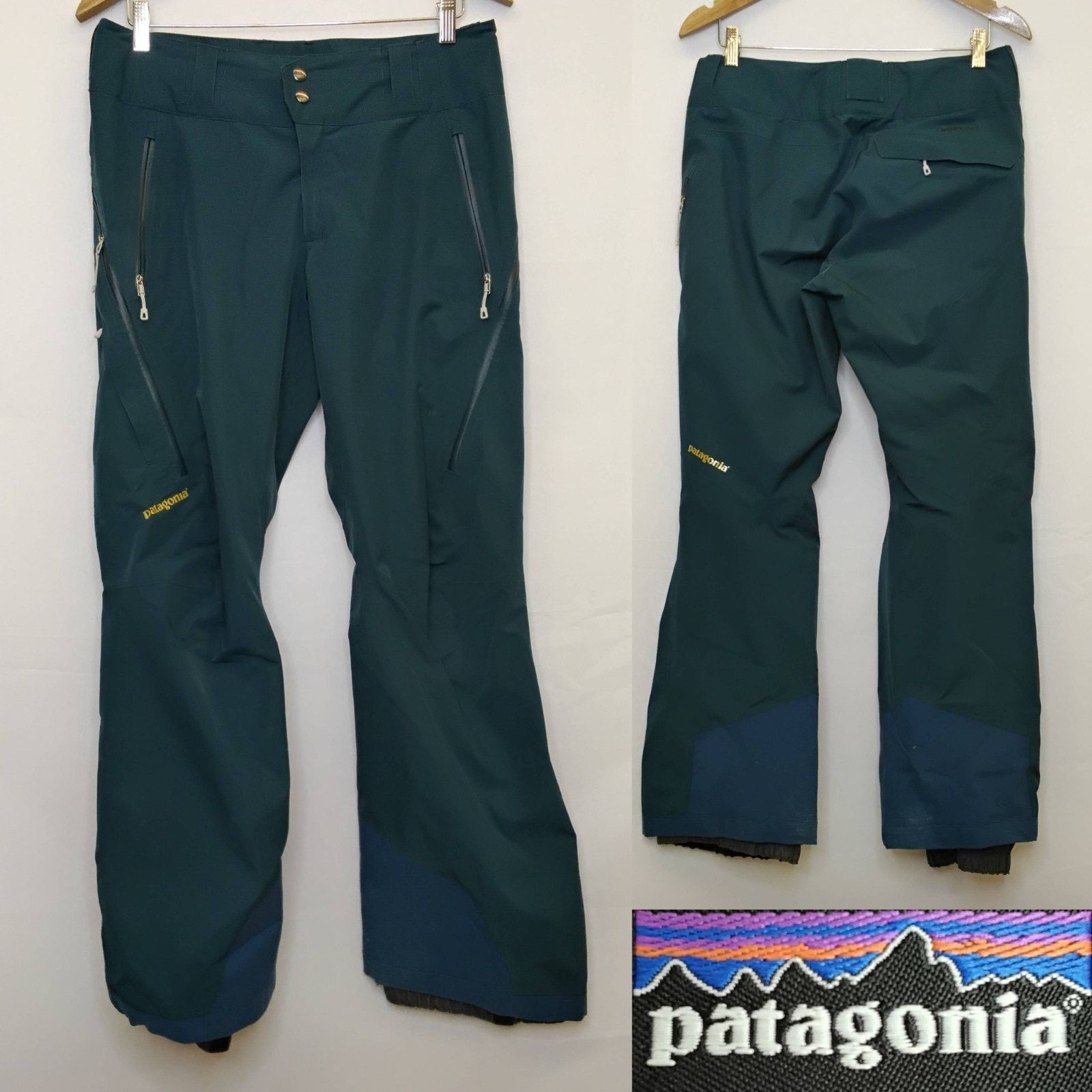 Patagonia Patagonia Goretex Snow Pants Women's M Teal Blue Recco Size 34" / US 12 / IT 48 - 1 Thumbnail
