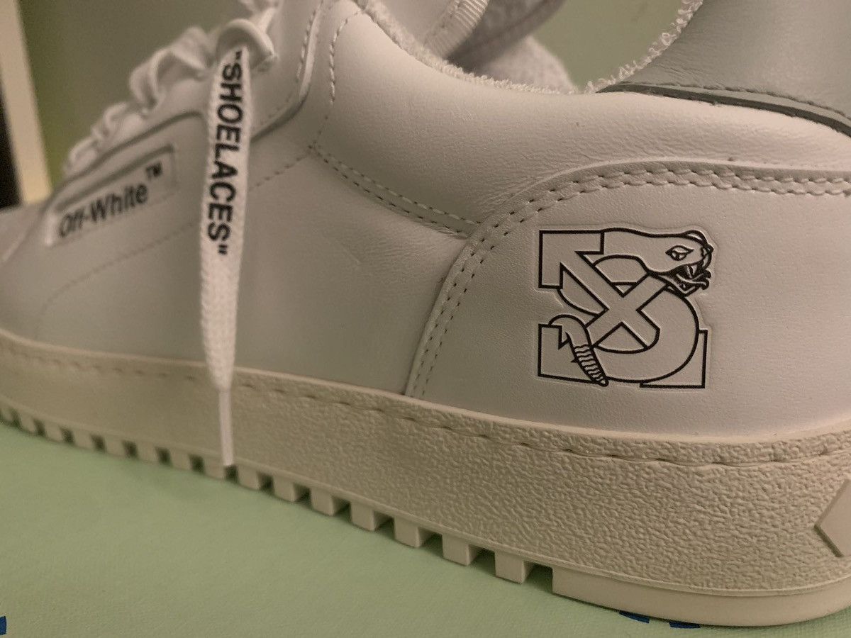 Off-White RARE x SLB 5.0 Off-White Lowtop Sneakers Size US 10 / EU 43 - 8 Thumbnail