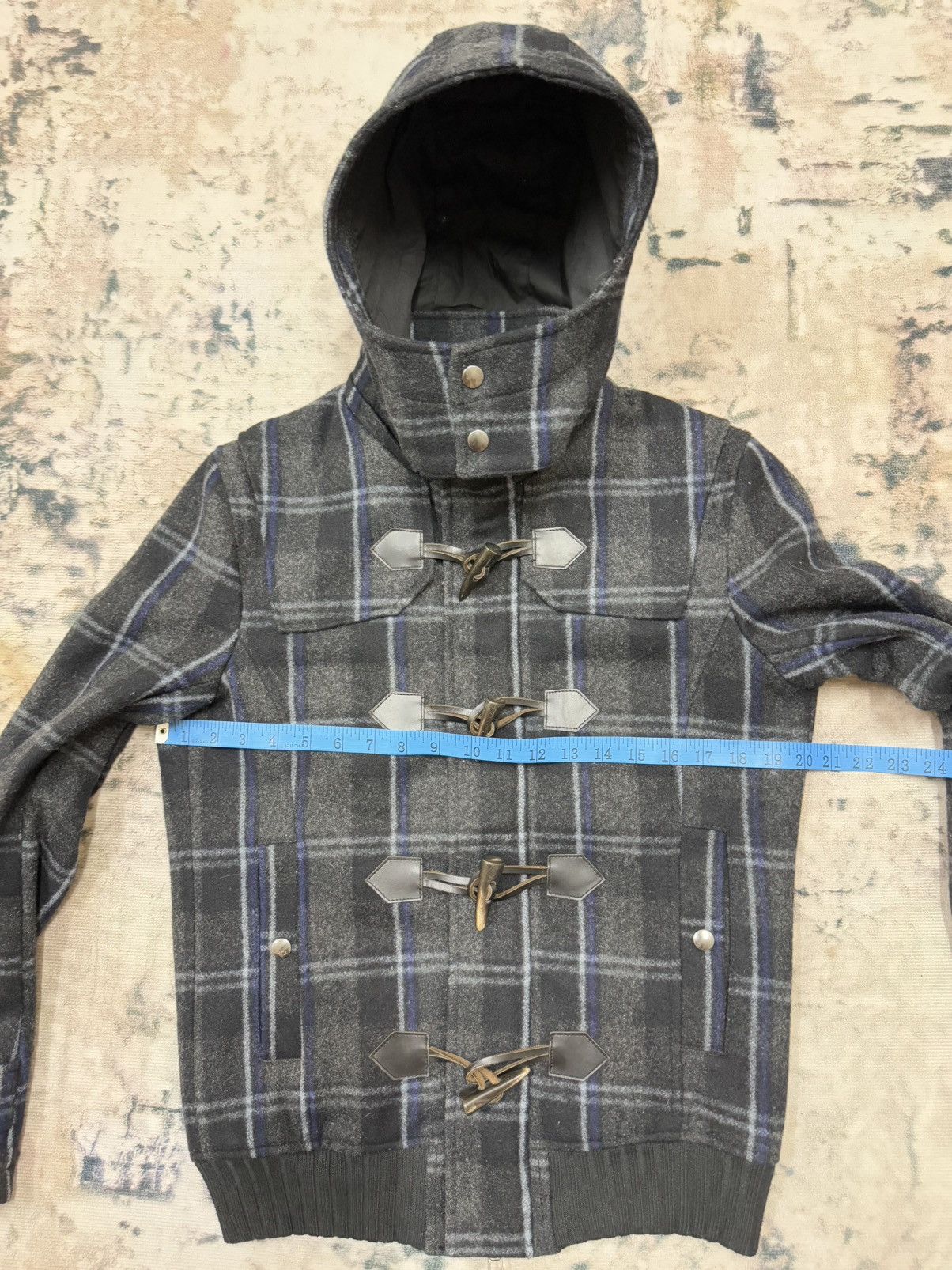 BIGI Men’s Bigi Duffle Wool Jacket Hoodie Size US S / EU 44-46 / 1 - 16 Thumbnail