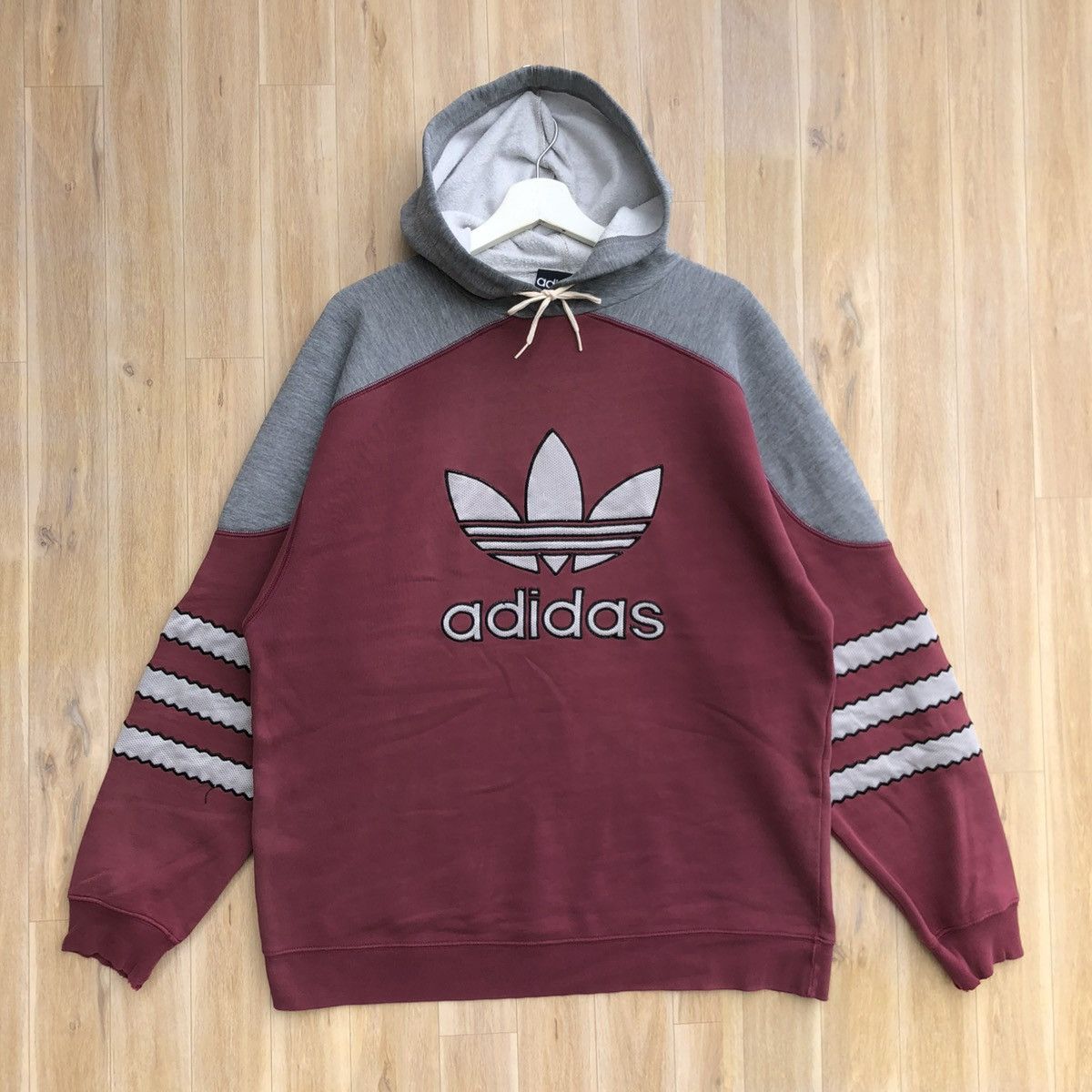 Adidas × Vintage Vintage Adidas Sportswear Hoodie Pullover Size US M / EU 48-50 / 2 - 1 Thumbnail