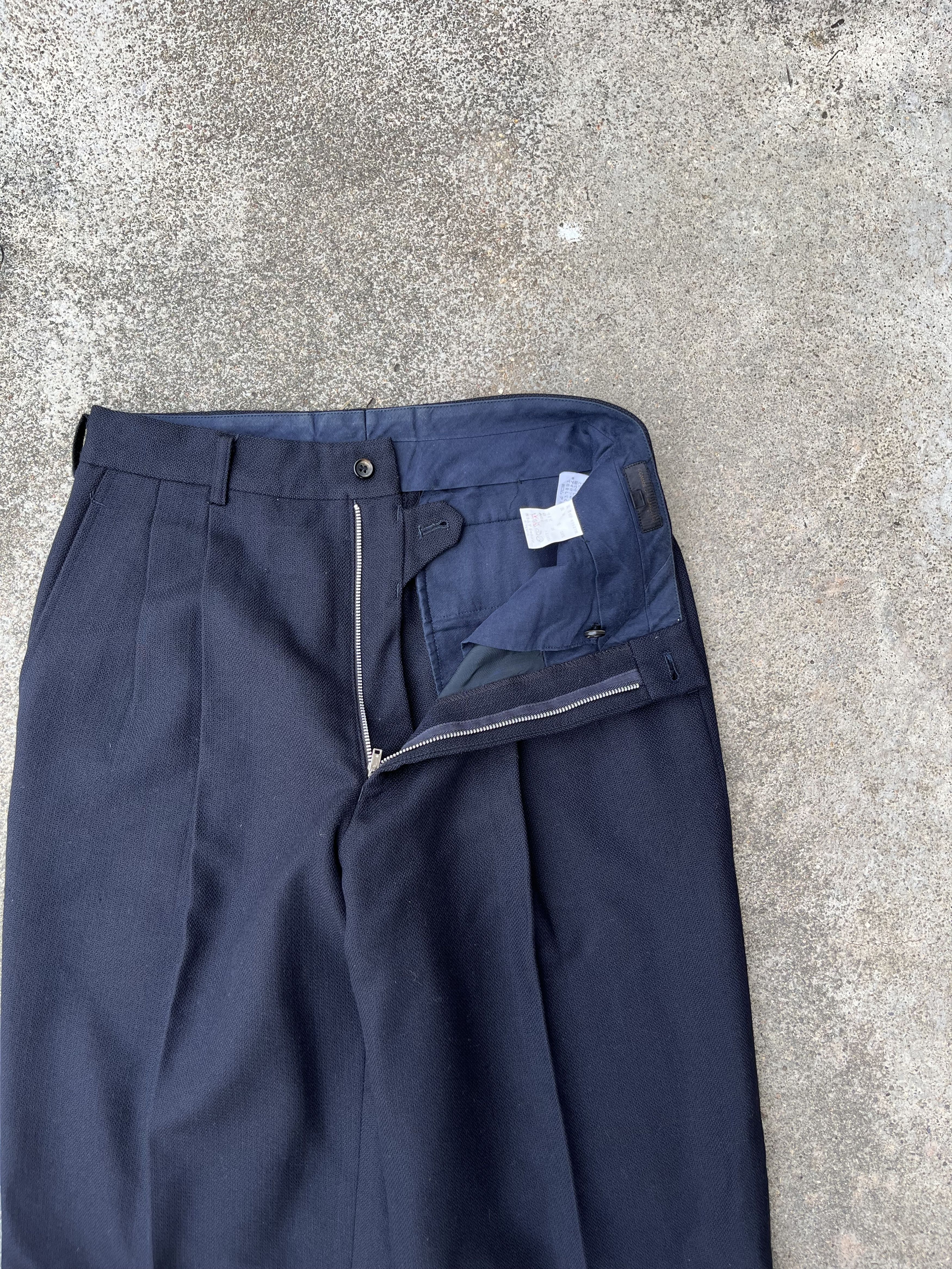 Comme des Garcons × Comme des Garcons Homme Plus × Vintage AW91 Comme Des Garcons Gabardine Wool Pants Size US 30 / EU 46 - 5 Thumbnail