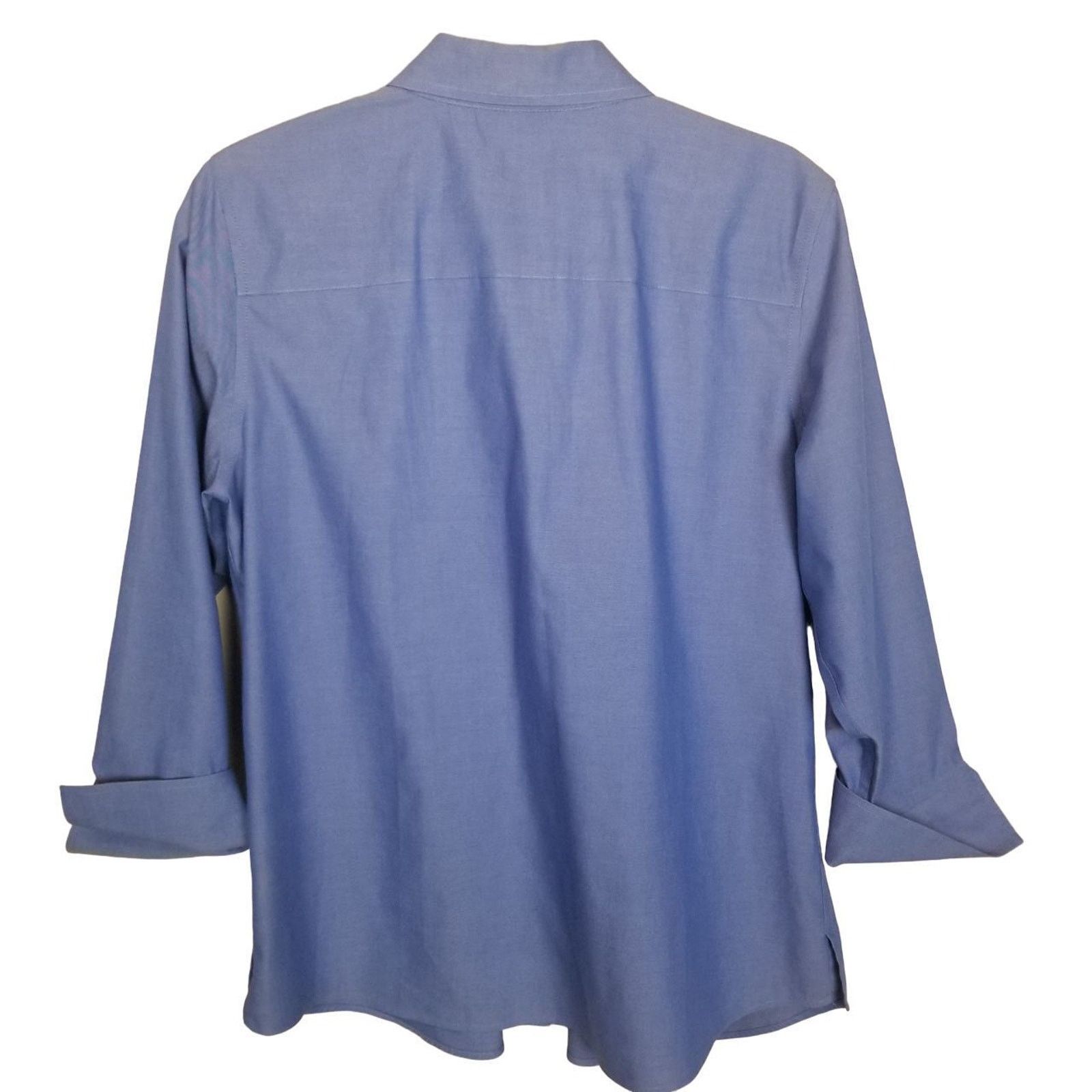 Pendleton Pendleton Womens Blouse Pintuck Classic Minimalist Shaped 8 Size M / US 6-8 / IT 42-44 - 7 Thumbnail