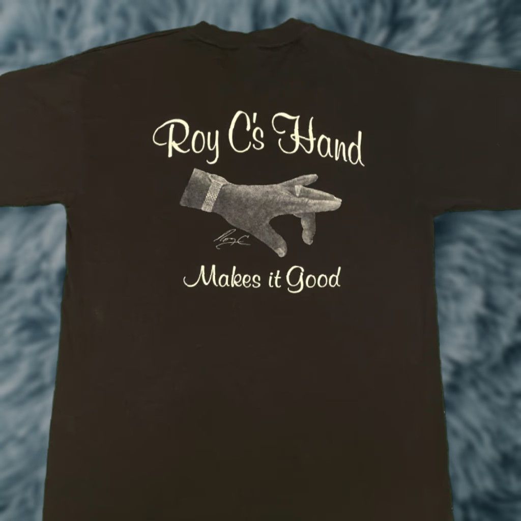 Vintage VINTAGE Roy C Soul Music Rock Me Love VTG Shirt M Black Men Short Sleeve 90s 80s 1990-1999 Size US M / EU 48-50 / 2 - 1 Thumbnail