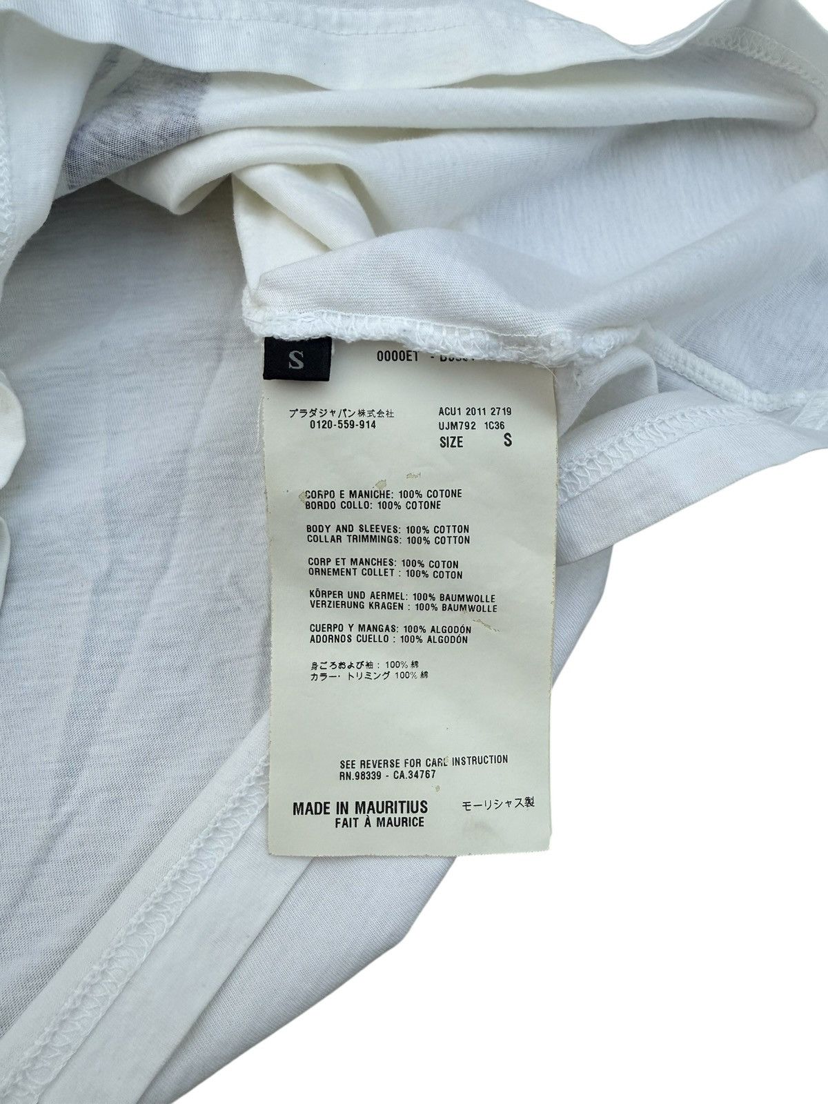 Prada Prada mens t shirt Size US S / EU 44-46 / 1 - 8 Thumbnail