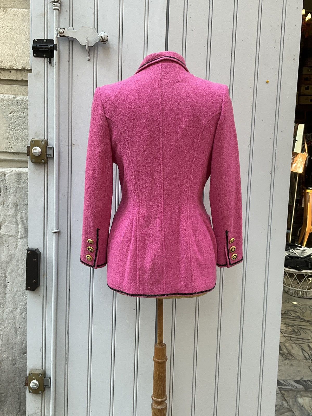 Vintage Pink vintage wool blazer jacket Size XL / US 12-14 / IT 48-50 - 5 Thumbnail