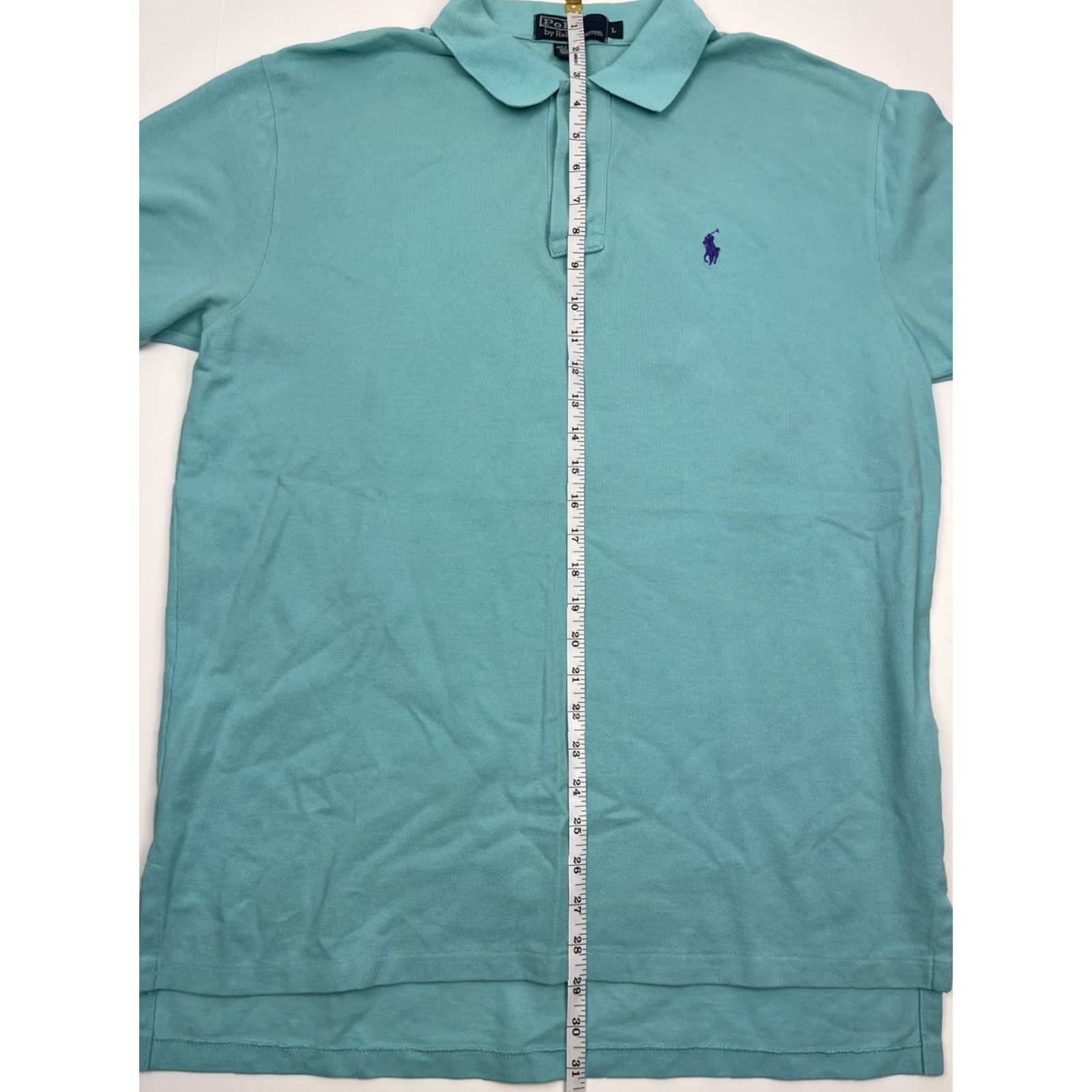 Polo Ralph Lauren VINTAGE Polo Ralph Lauren Golf Shirt Large Blue Short Sleeve Preppy Classic Mens Size US L / EU 52-54 / 3 - 6 Thumbnail