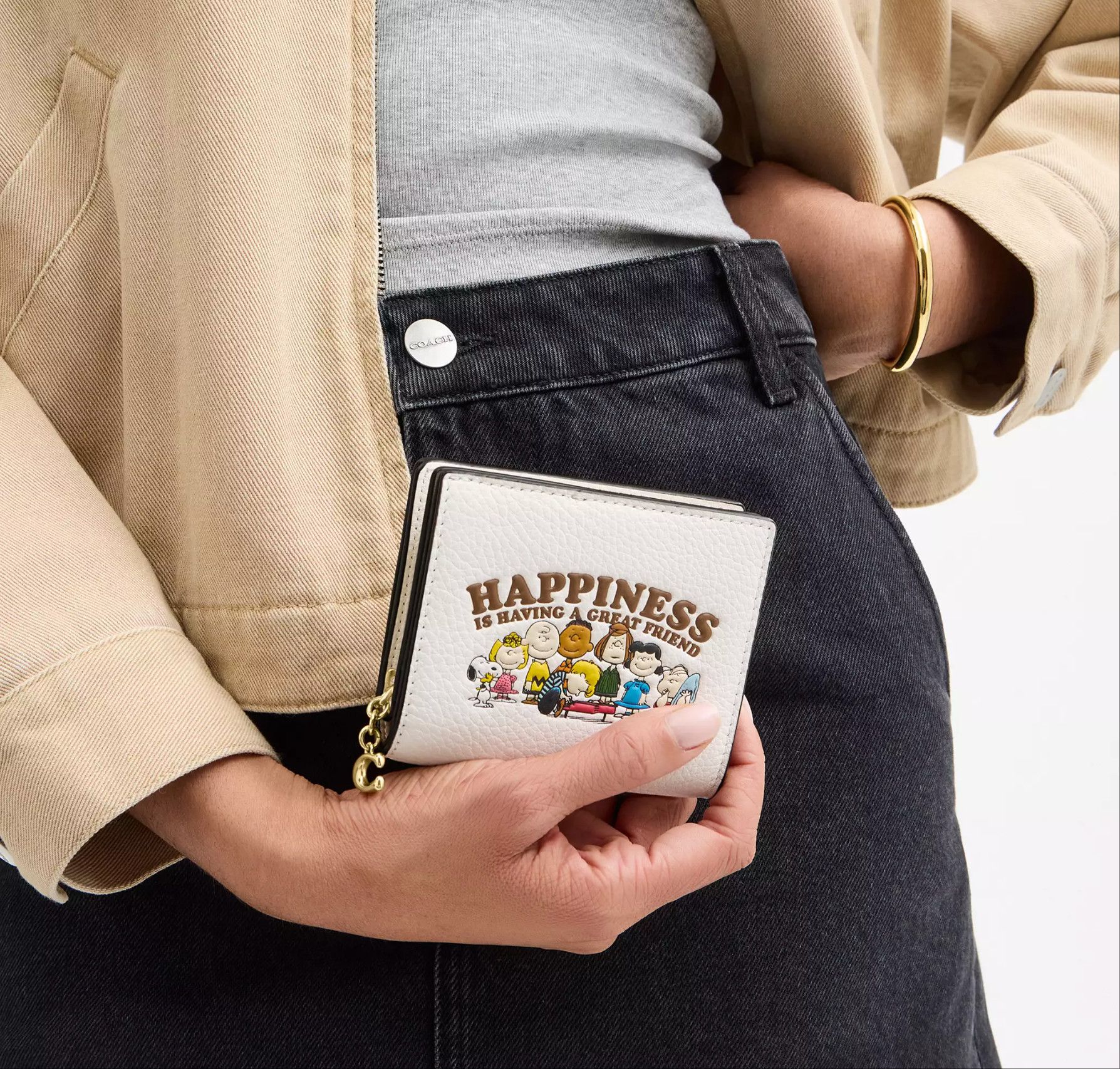 Coach Coach X Peanuts Snap Wallet CBN36 Size ONE SIZE - 6 Thumbnail