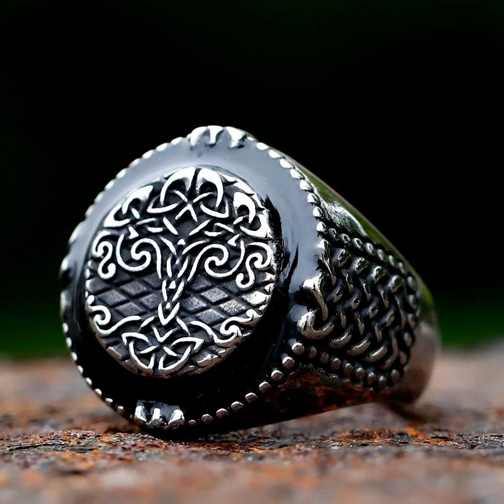 Jewelry Tree Of Life Ring Streetwear Jewelry Fashion Gift Size ONE SIZE - 3 Thumbnail