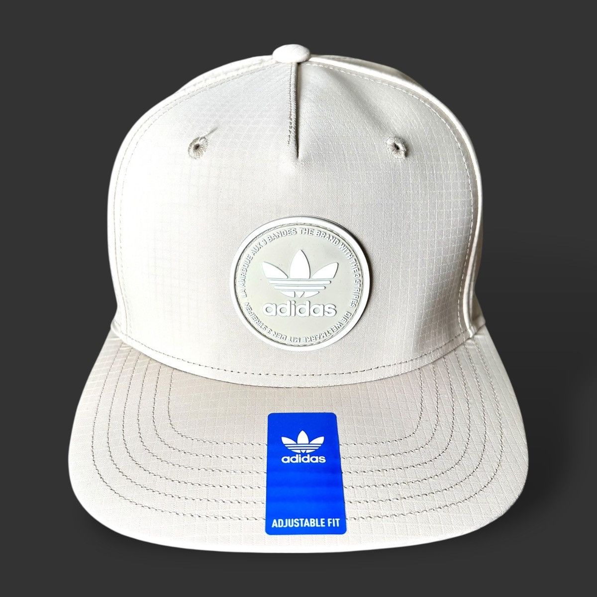 Adidas Adidas OG Emblem Men’s Beige Baseball Cap Sz OS Size ONE SIZE - 4 Thumbnail